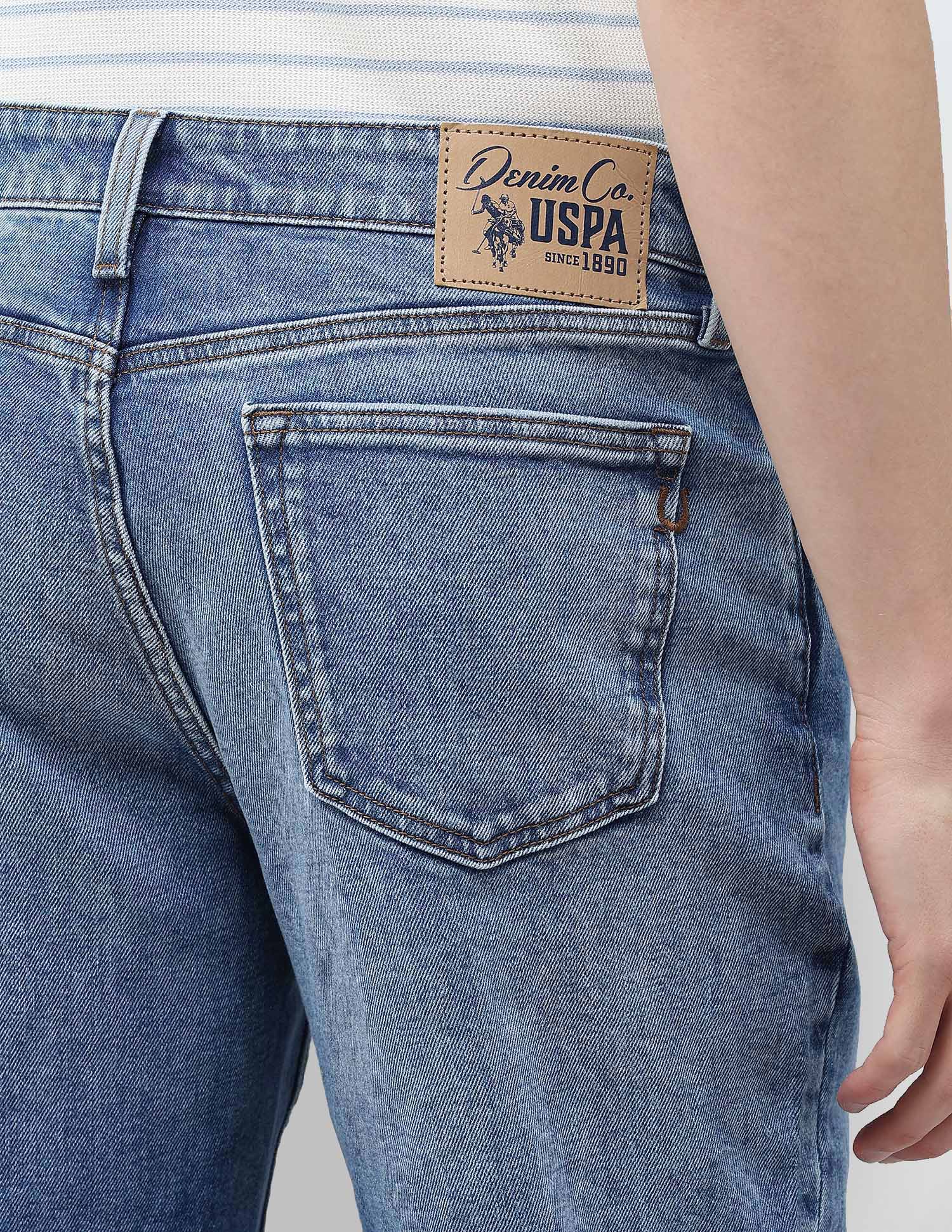 Shawn Relaxed Fit Blue Jeans - Image 8