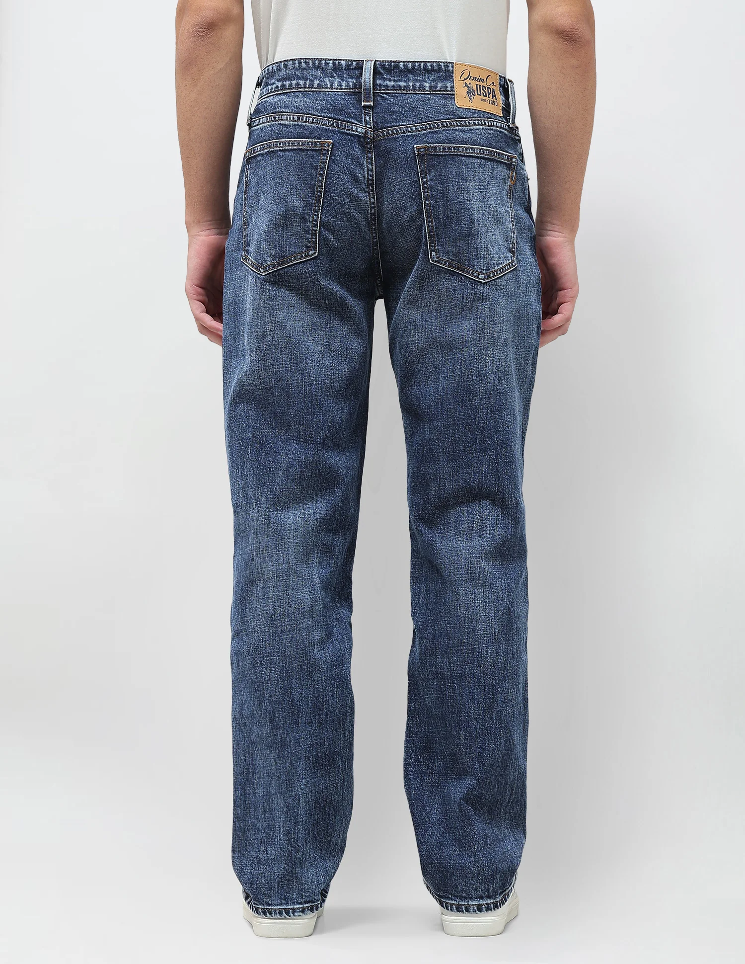 Shawn Relaxed Fit Blue Jeans - Image 5