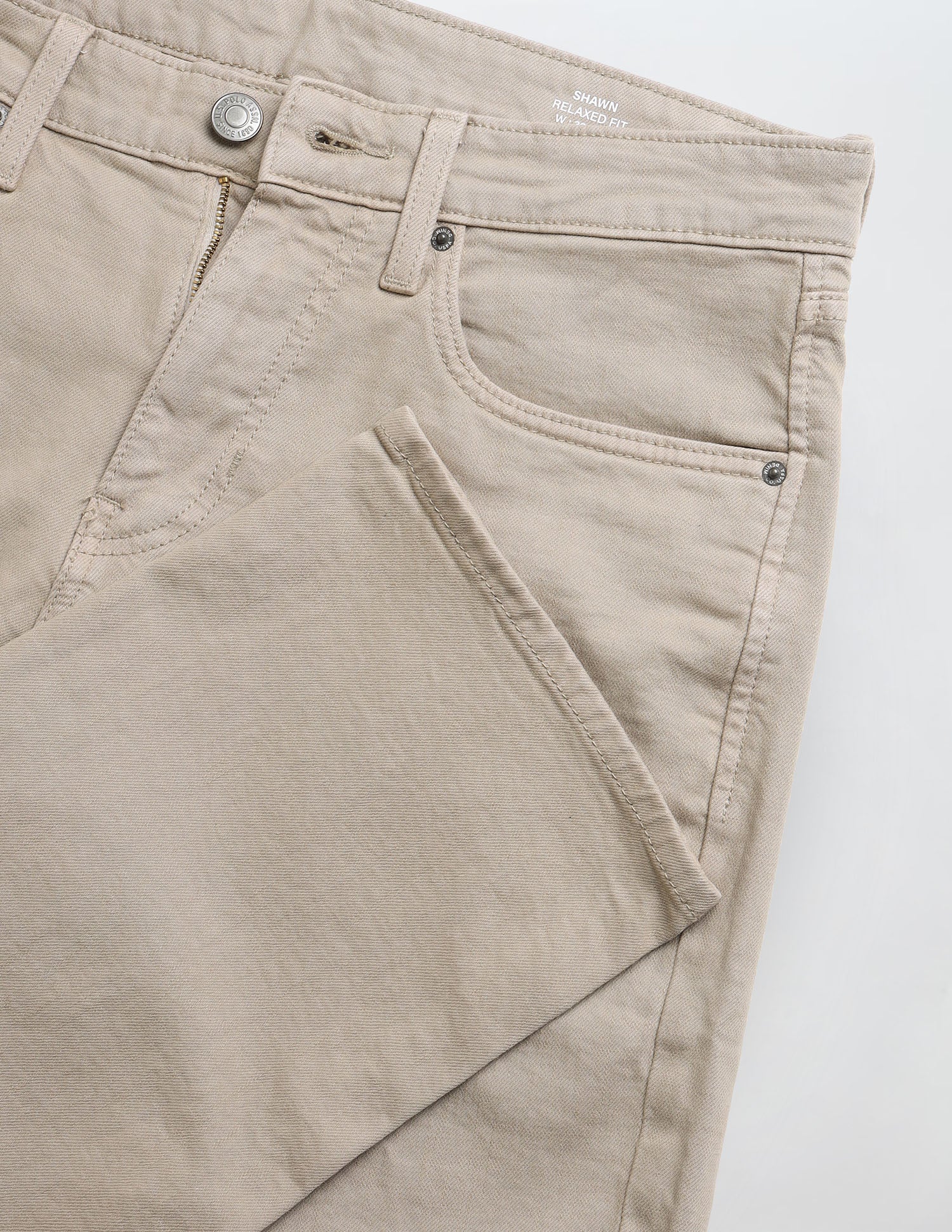 Shawn Relaxed Fit Brown Jeans - Image 2