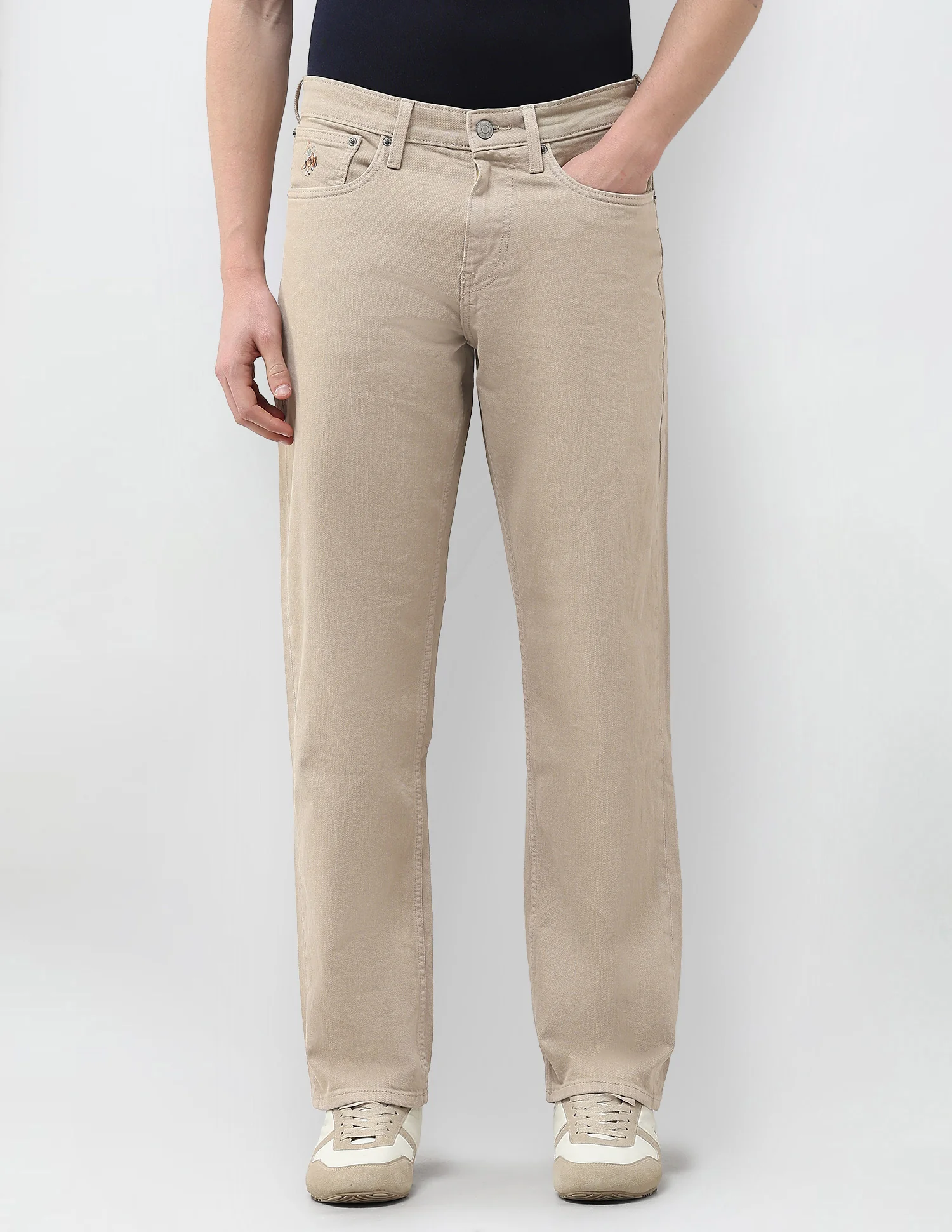 Shawn Relaxed Fit Brown Jeans - Image 6