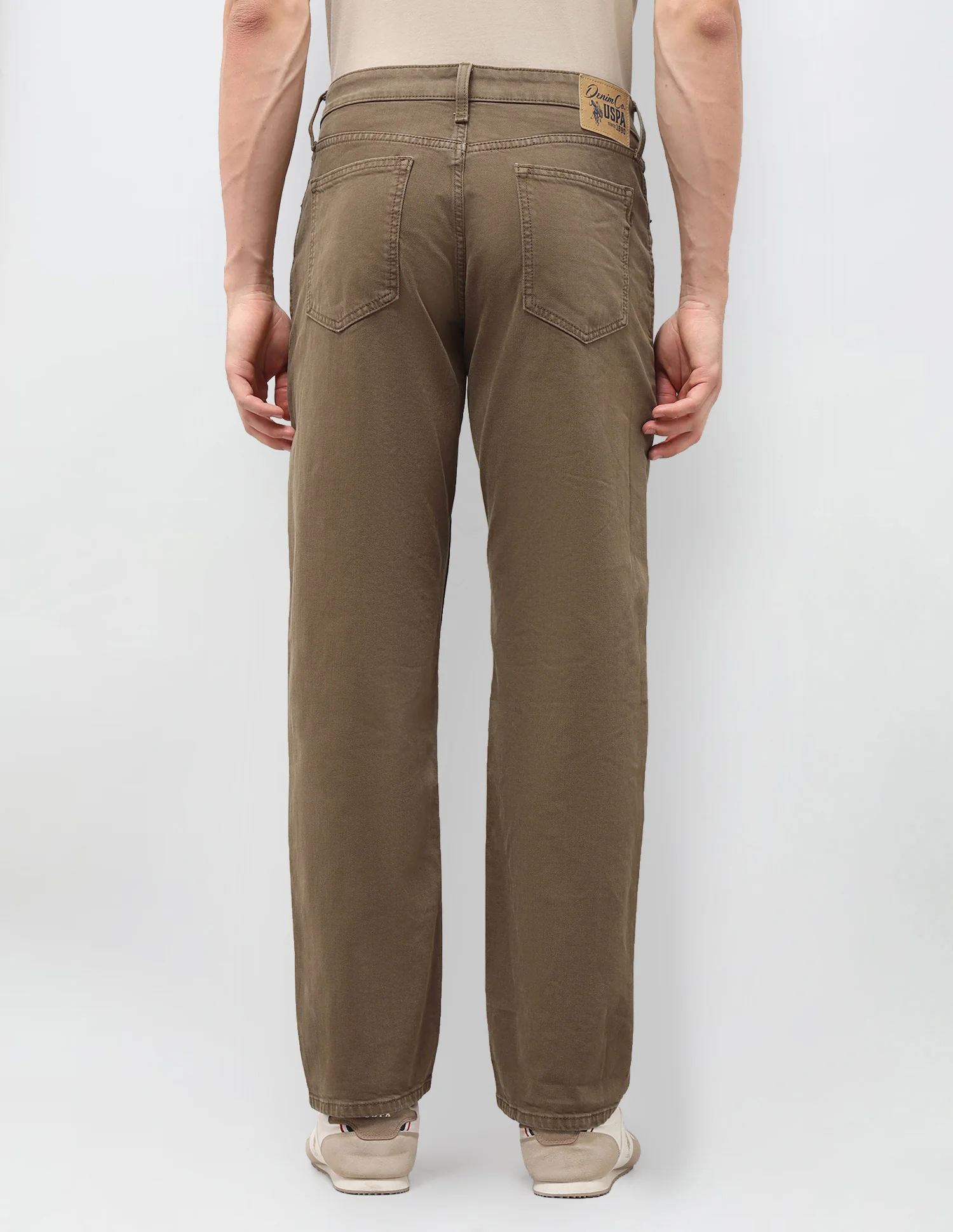 Shawn Relaxed Fit Brown Jeans - Image 5
