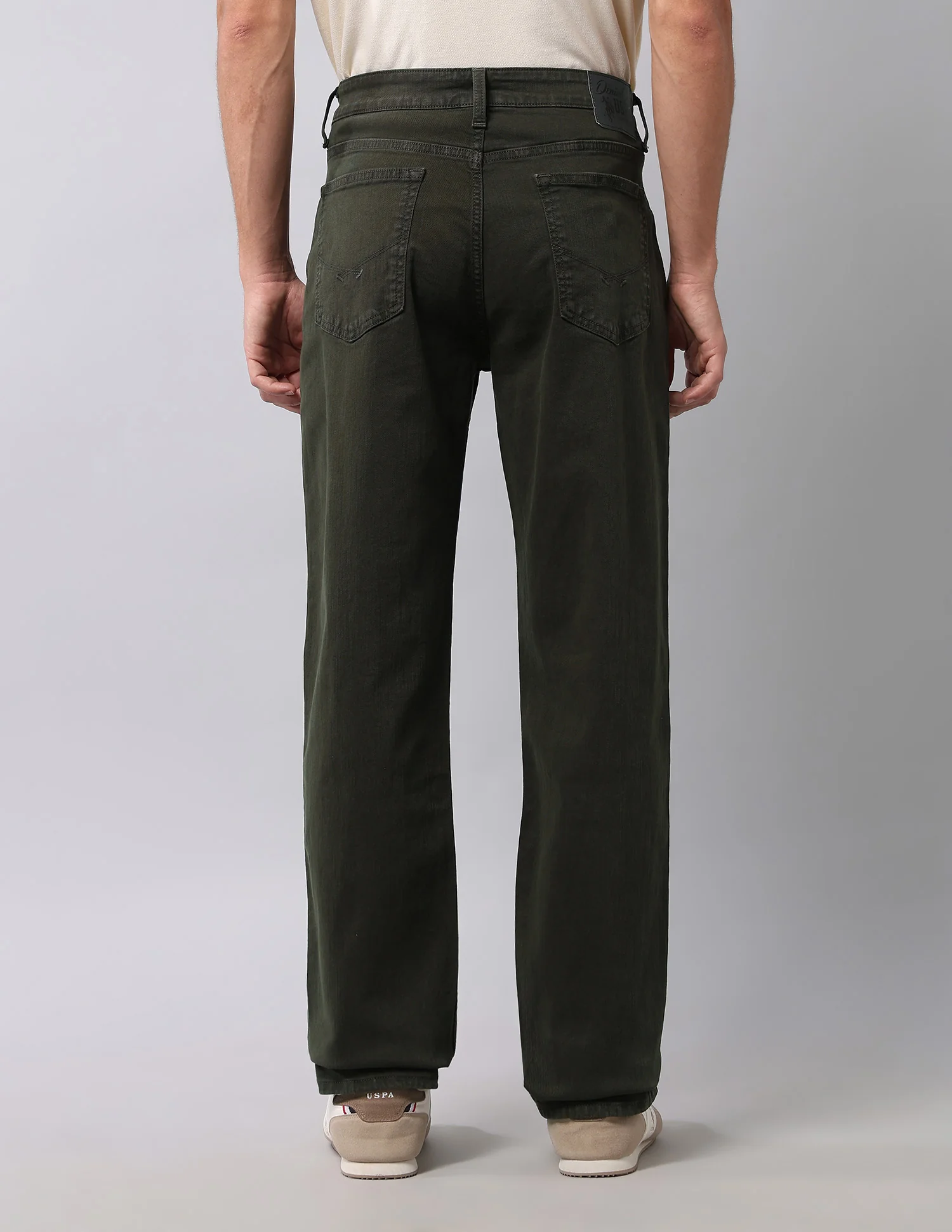 Shawn Relaxed Fit Green Jeans - Image 5