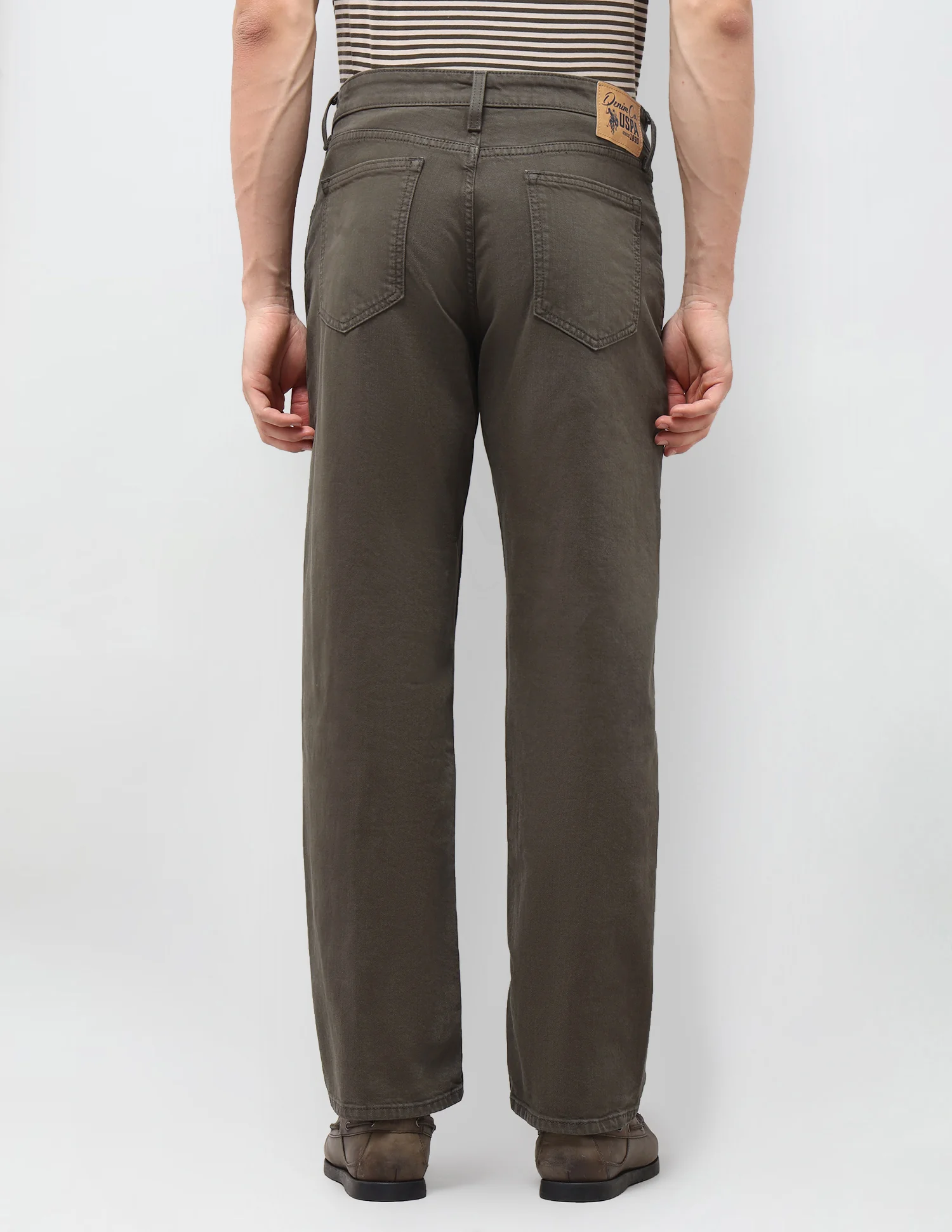 Shawn Relaxed Fit Green Jeans - Image 5