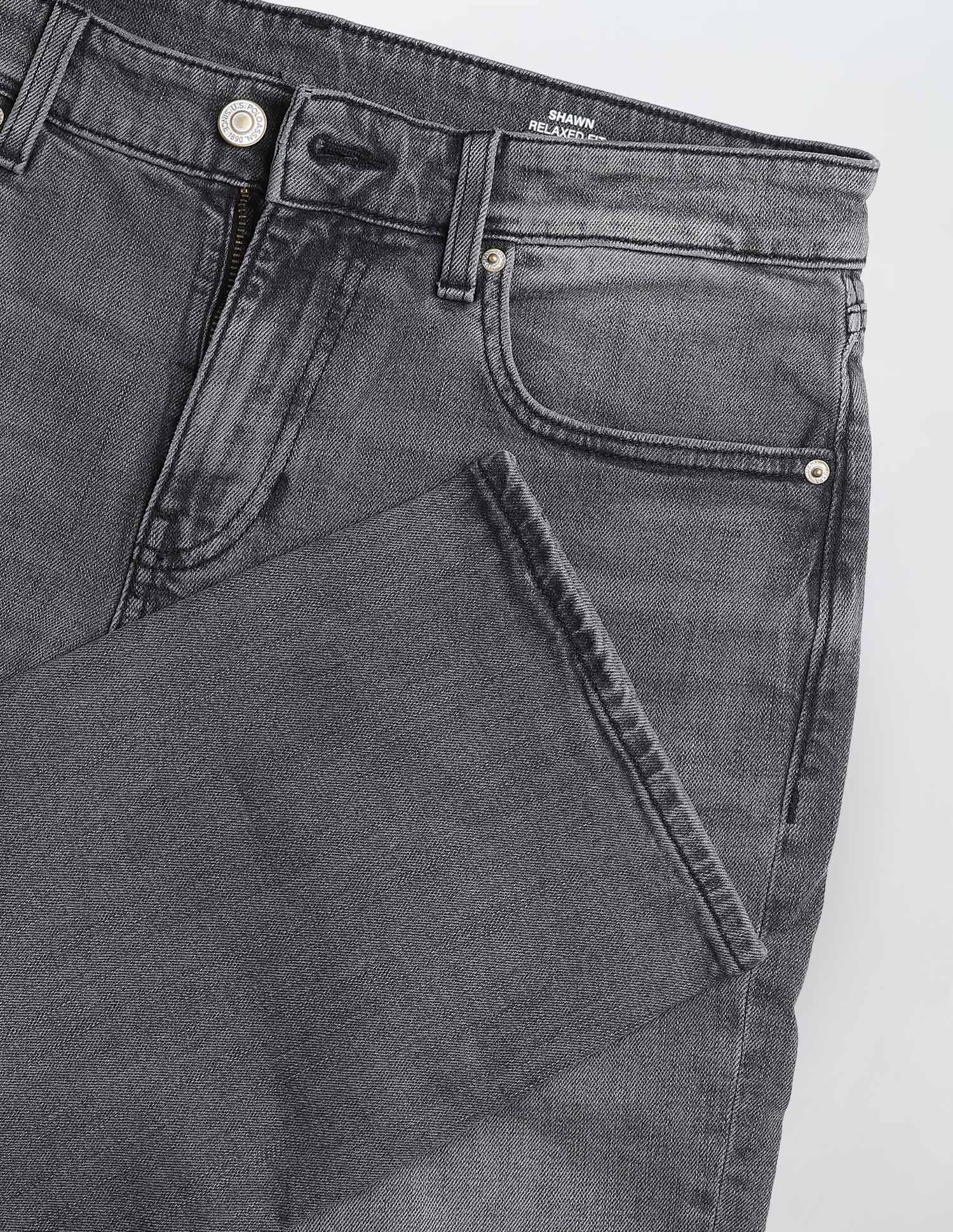 Shawn Relaxed Fit Grey Jeans - Image 2