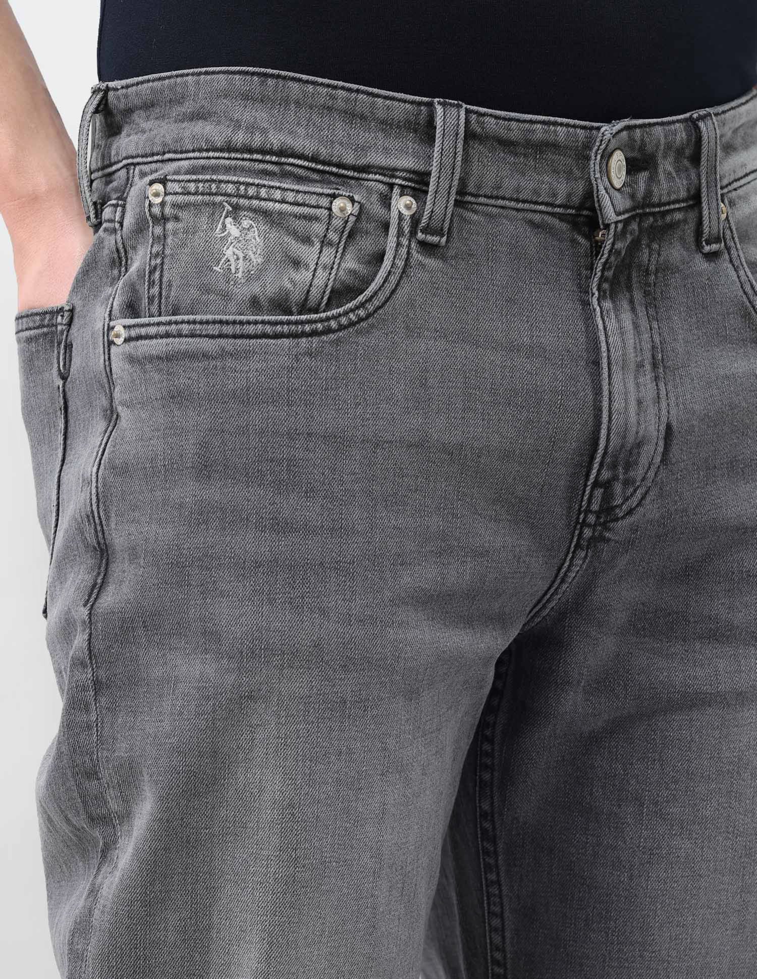 Shawn Relaxed Fit Grey Jeans - Image 7