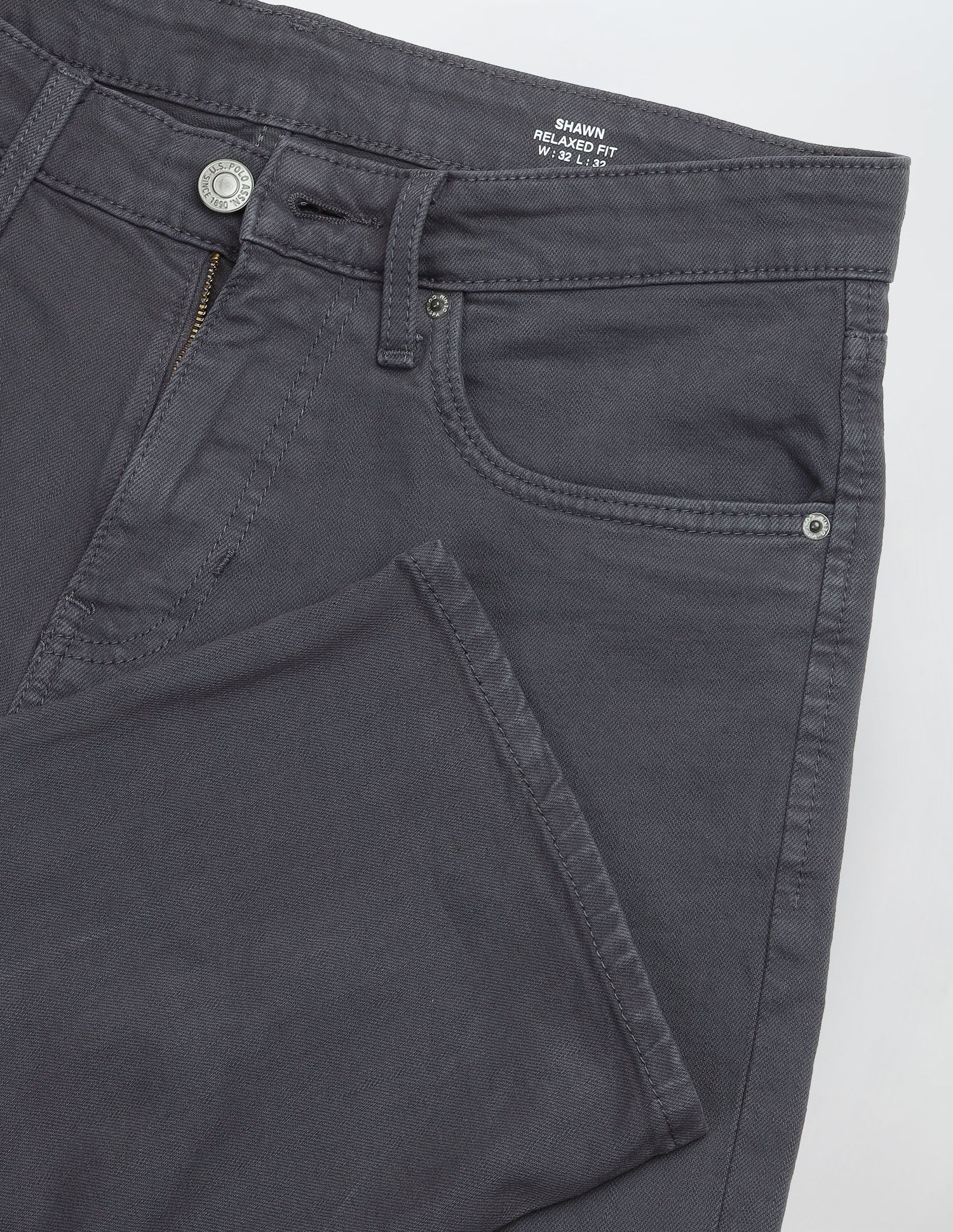 Shawn Relaxed Fit Grey Jeans - Image 2
