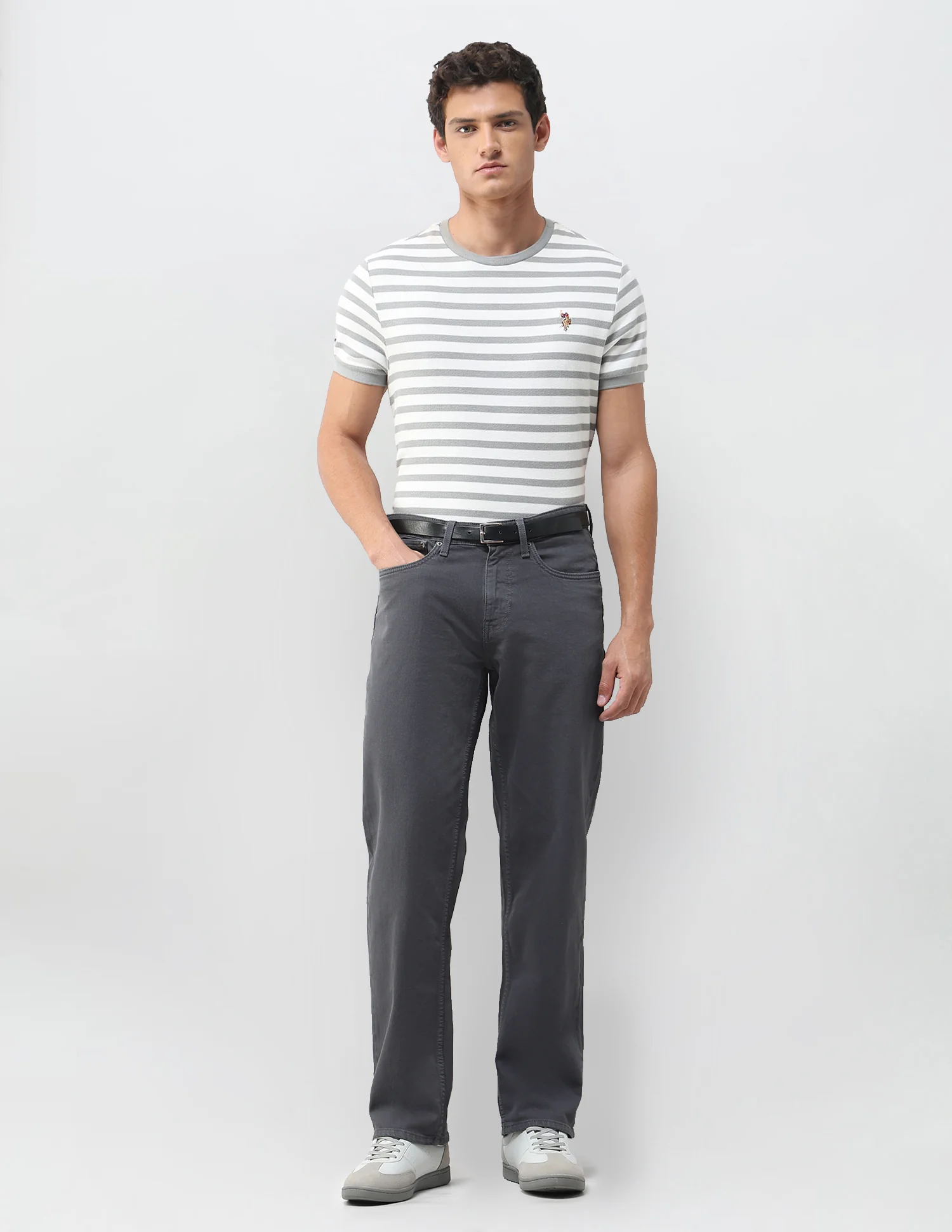Shawn Relaxed Fit Grey Jeans - Image 3