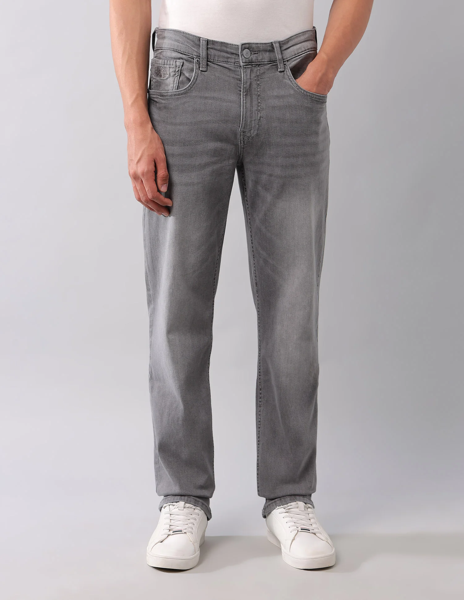 Shawn Relaxed Fit Grey Jeans - Image 6
