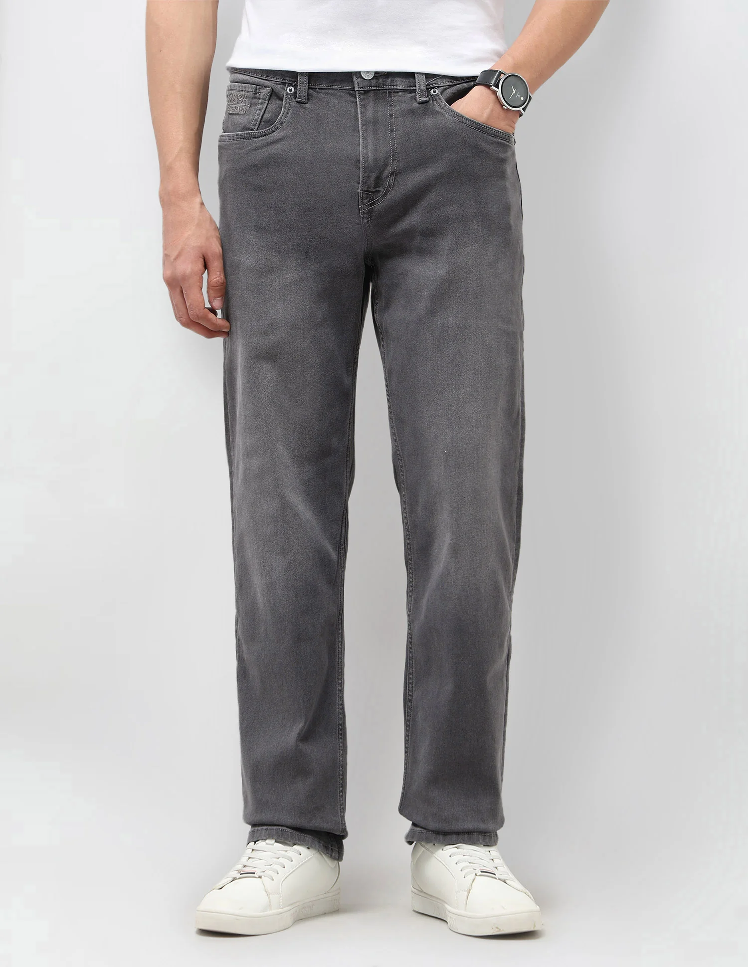 Shawn Relaxed Fit Grey Jeans