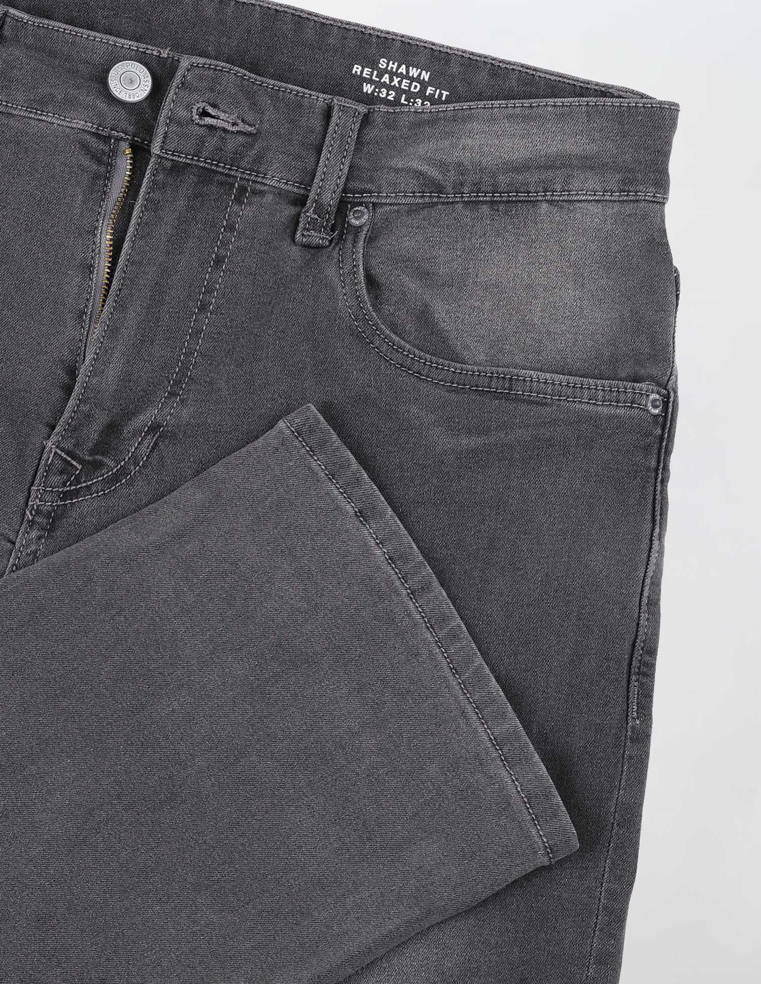 Shawn Relaxed Fit Grey Jeans - Image 2