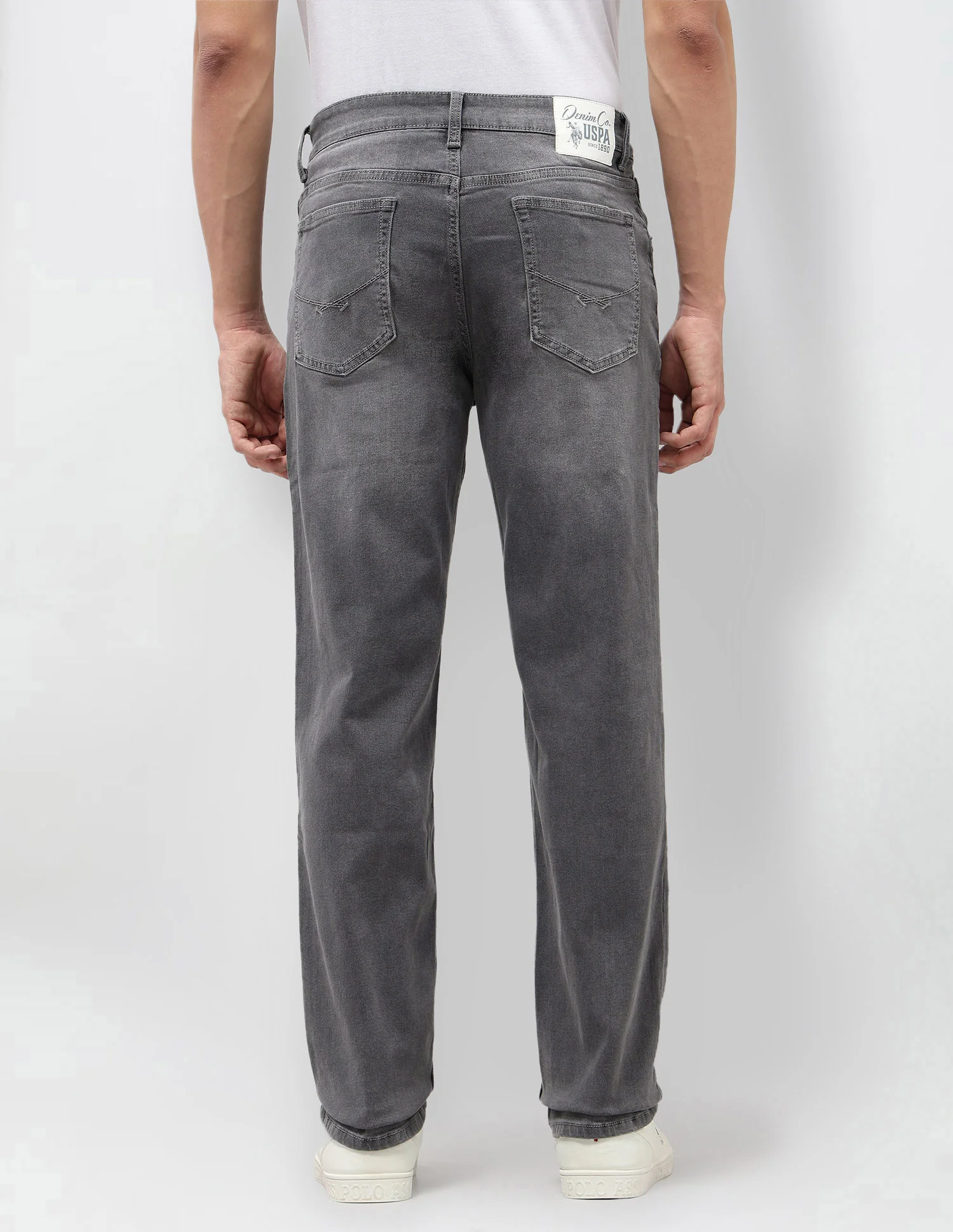 Shawn Relaxed Fit Grey Jeans - Image 5