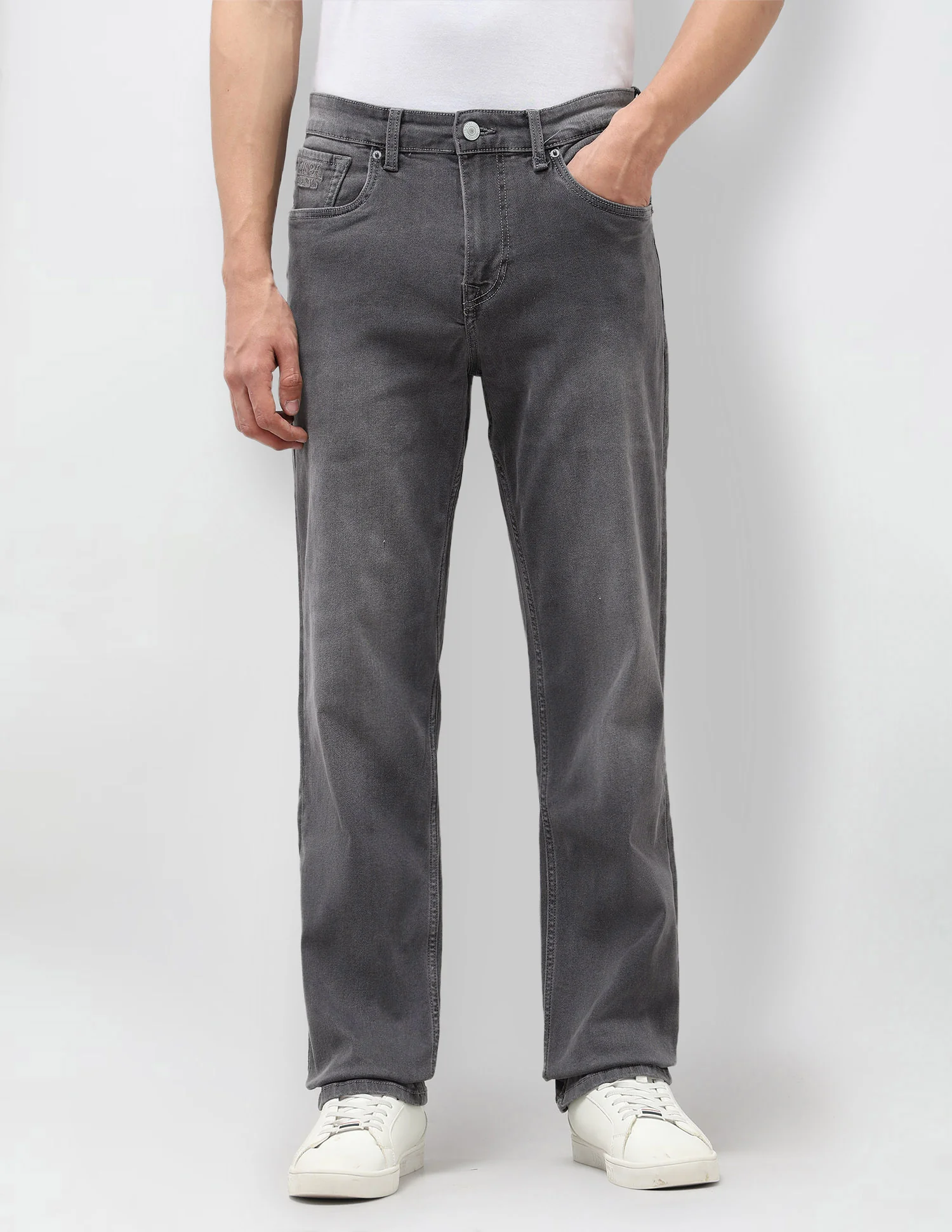 Shawn Relaxed Fit Grey Jeans - Image 6
