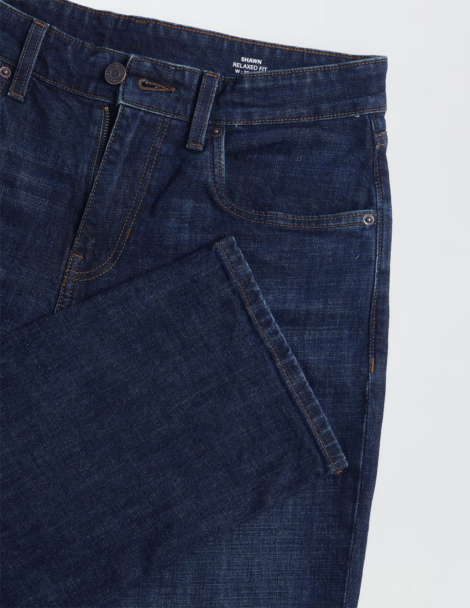 Shawn Relaxed Fit Whiskered Jeans - Image 2