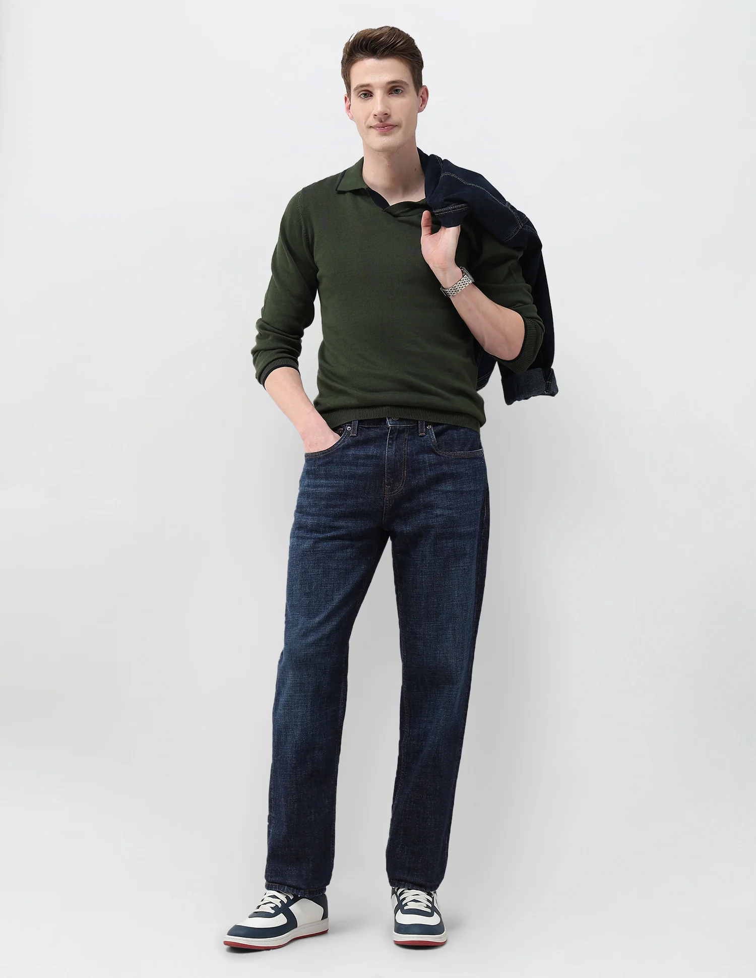 Shawn Relaxed Fit Whiskered Jeans - Image 3