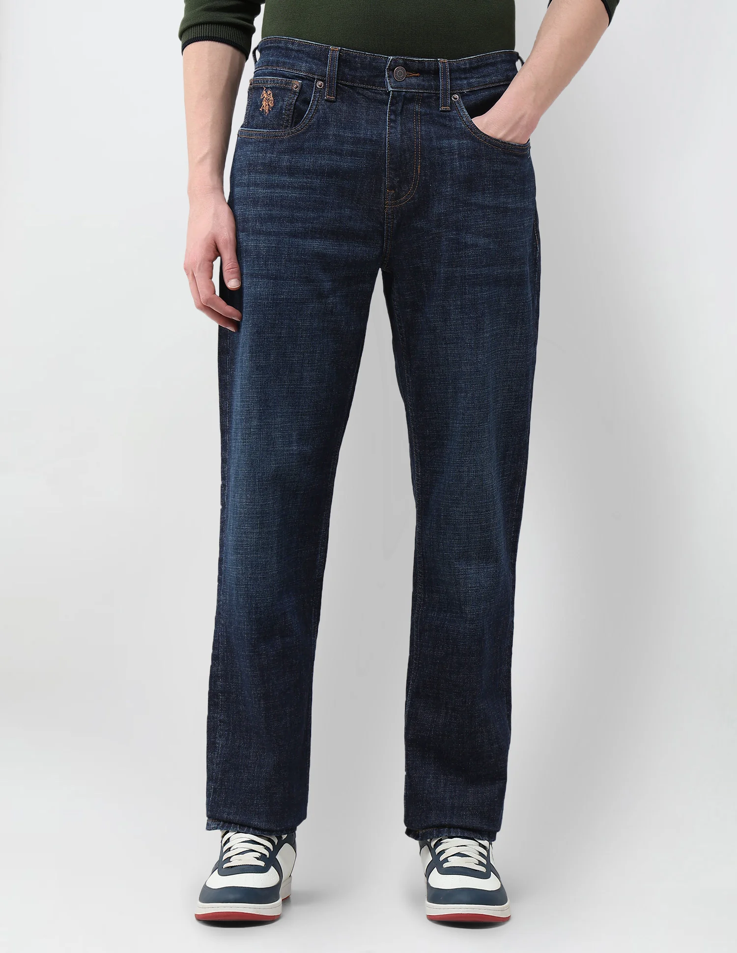 Shawn Relaxed Fit Whiskered Jeans - Image 6