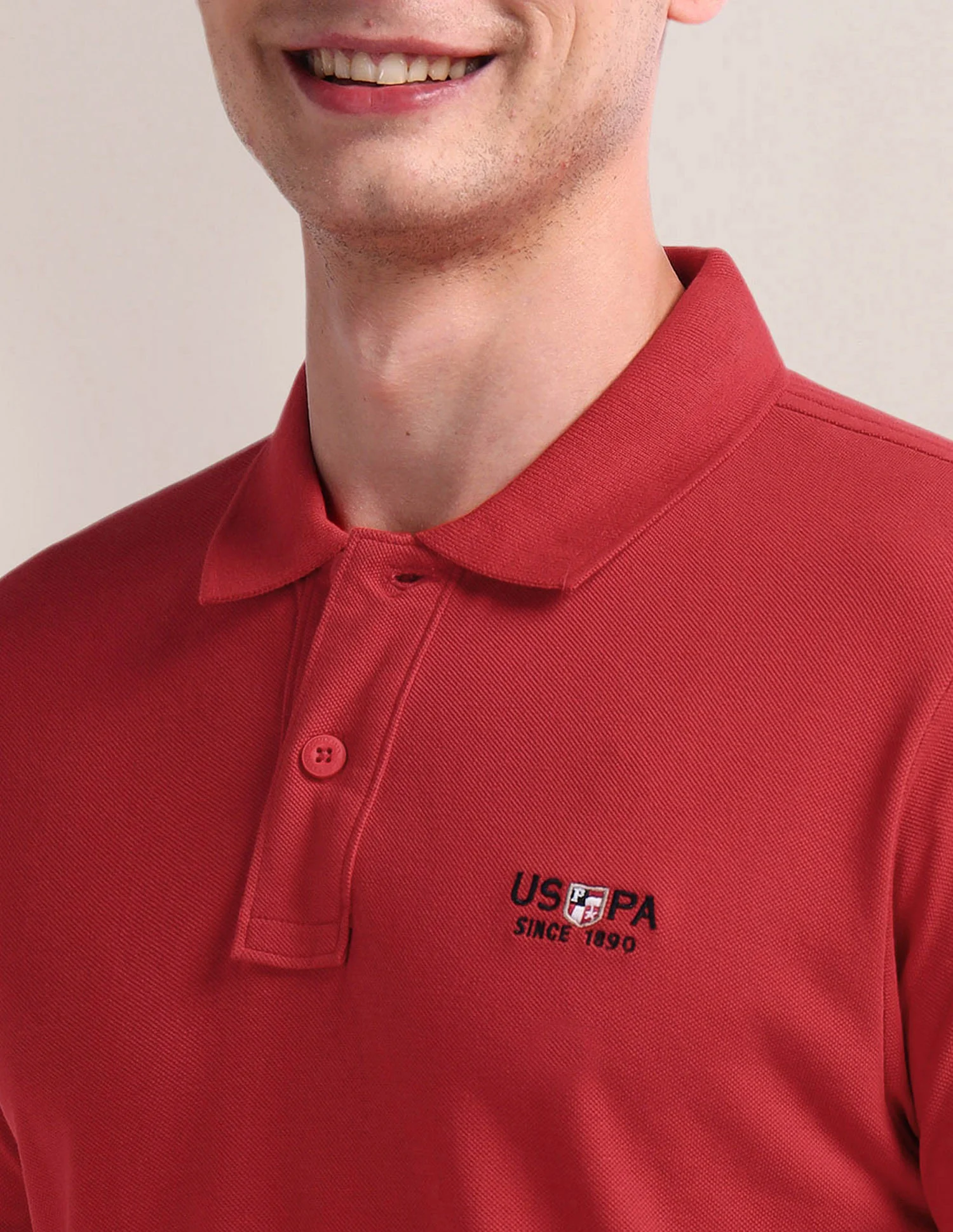 Short Sleeve Solid Polo Shirt - Image 7