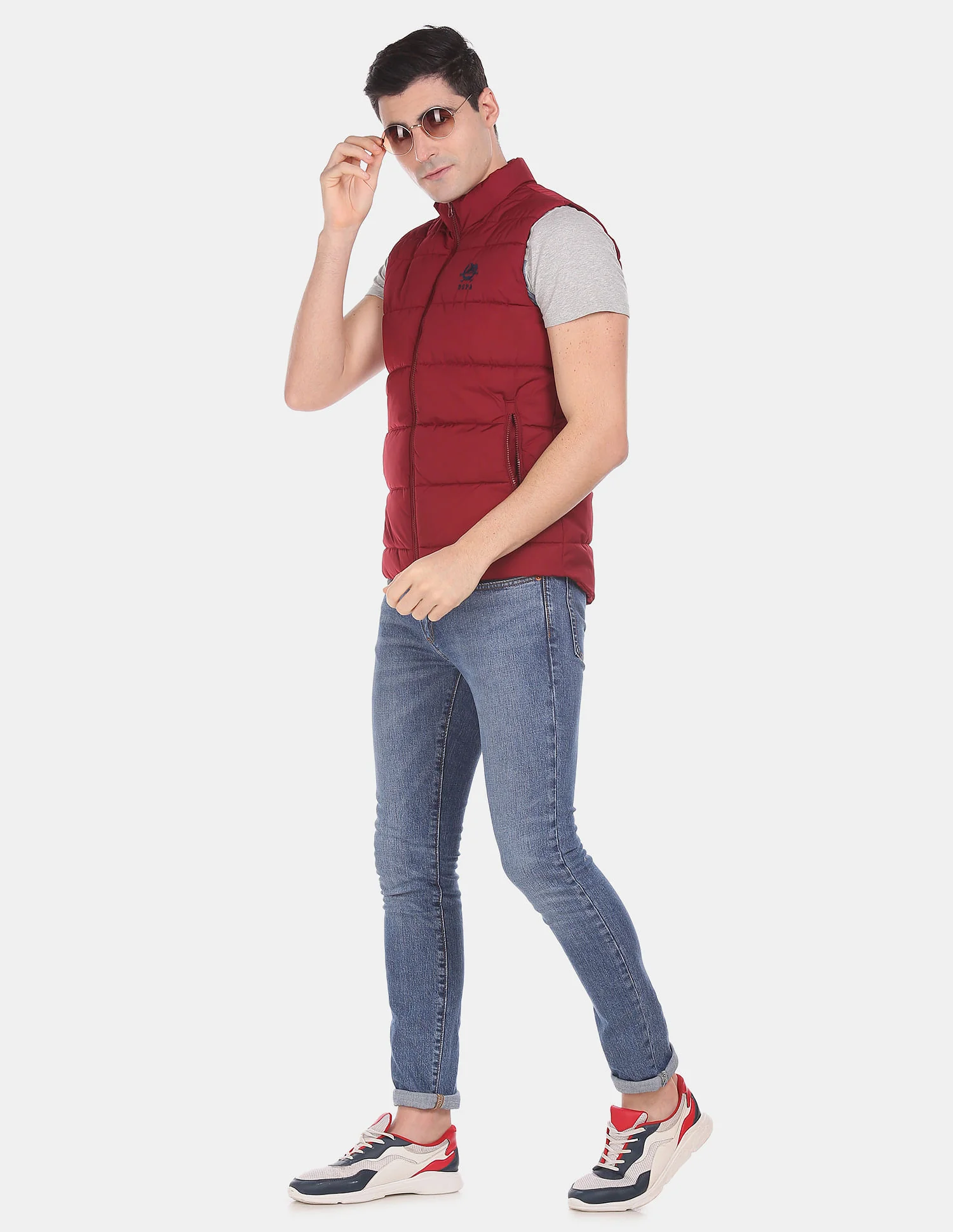 Sleeveless Quilted Gilet Jacket - Image 2