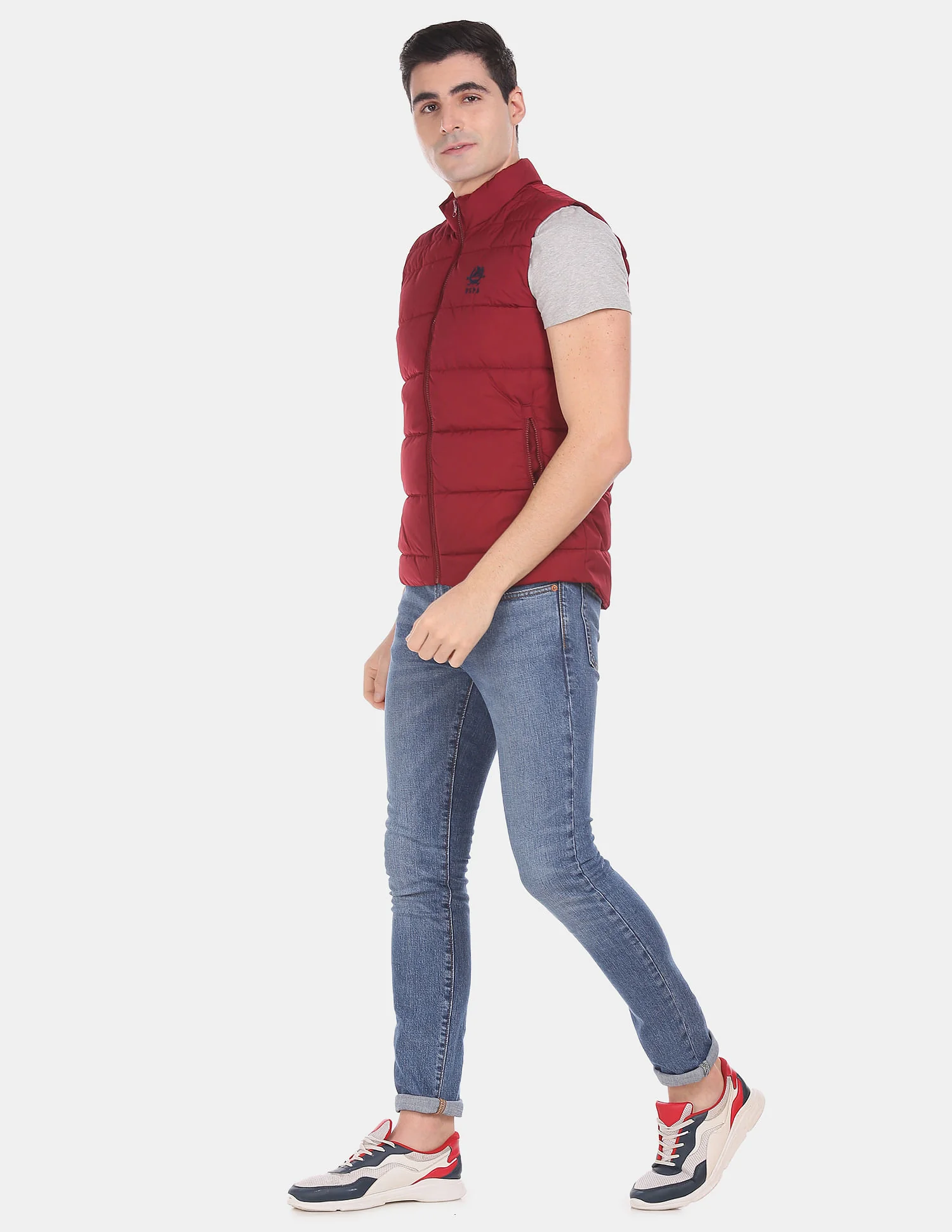 Sleeveless Quilted Gilet Jacket - Image 3