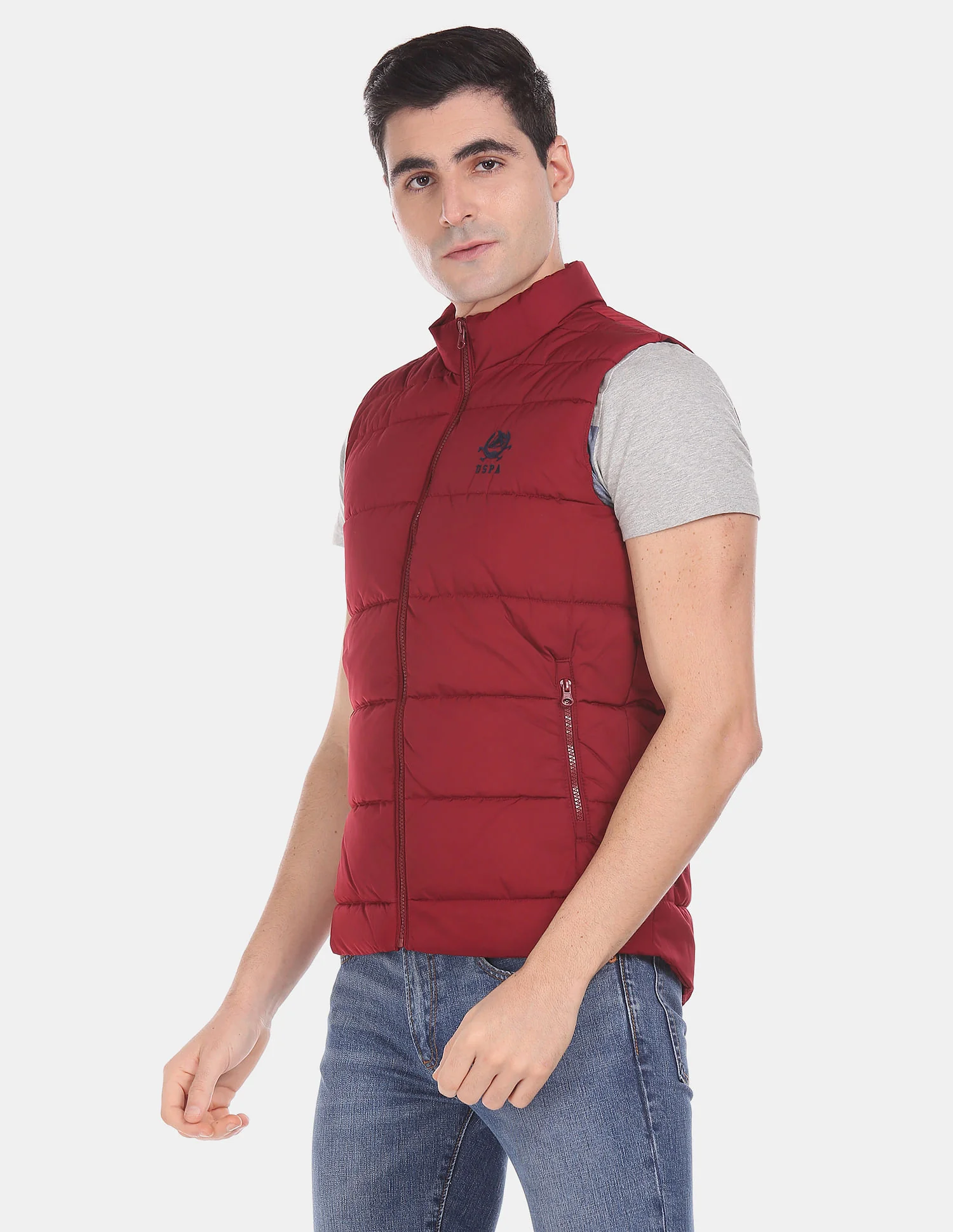 Sleeveless Quilted Gilet Jacket - Image 4