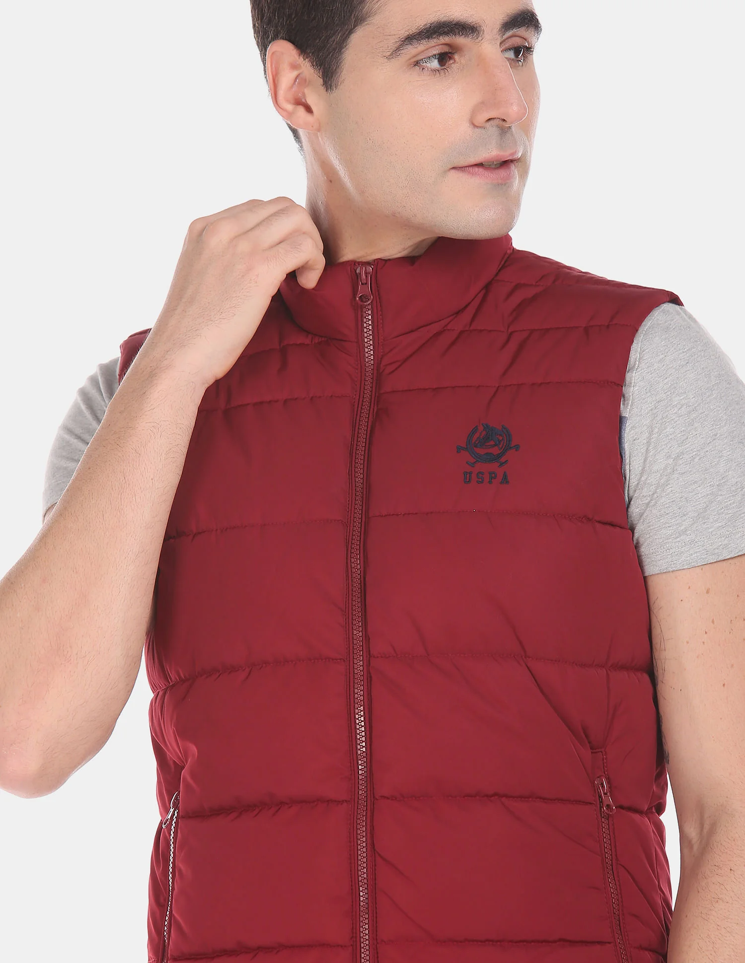 Sleeveless Quilted Gilet Jacket - Image 7