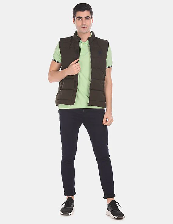 Sleeveless Quilted Gilet Jacket - Image 3
