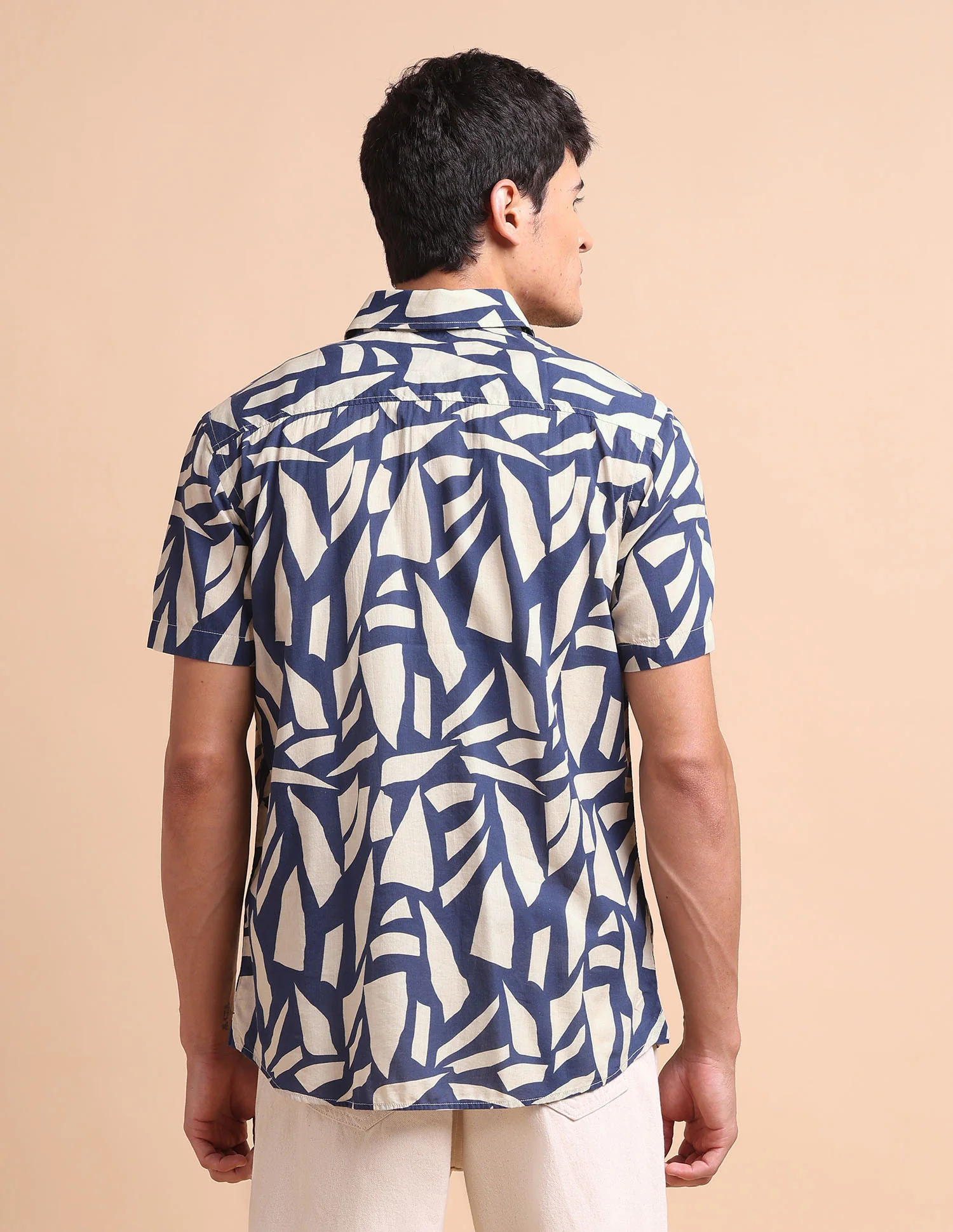 Slim Fit Abstract Printed Shirt - Image 5
