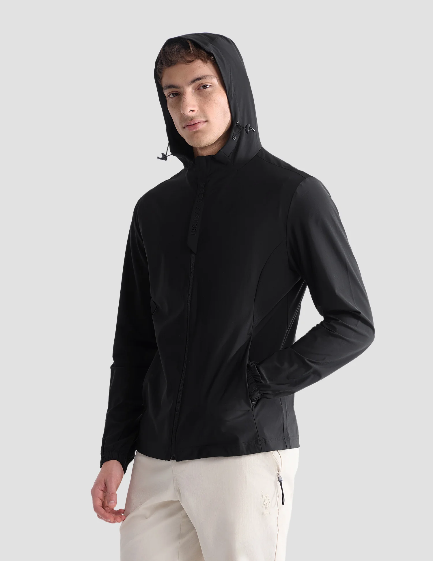 Slim Fit Active Zipper Jacket - Image 4