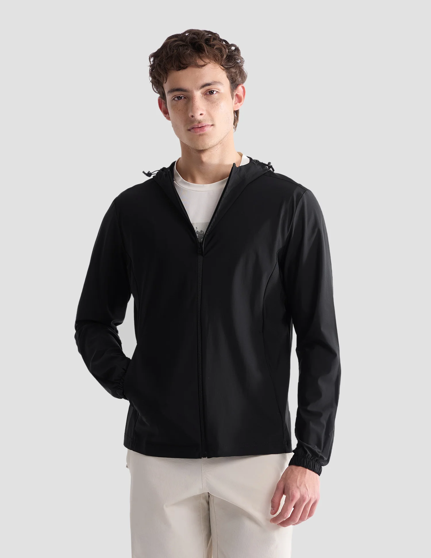 Slim Fit Active Zipper Jacket - Image 6