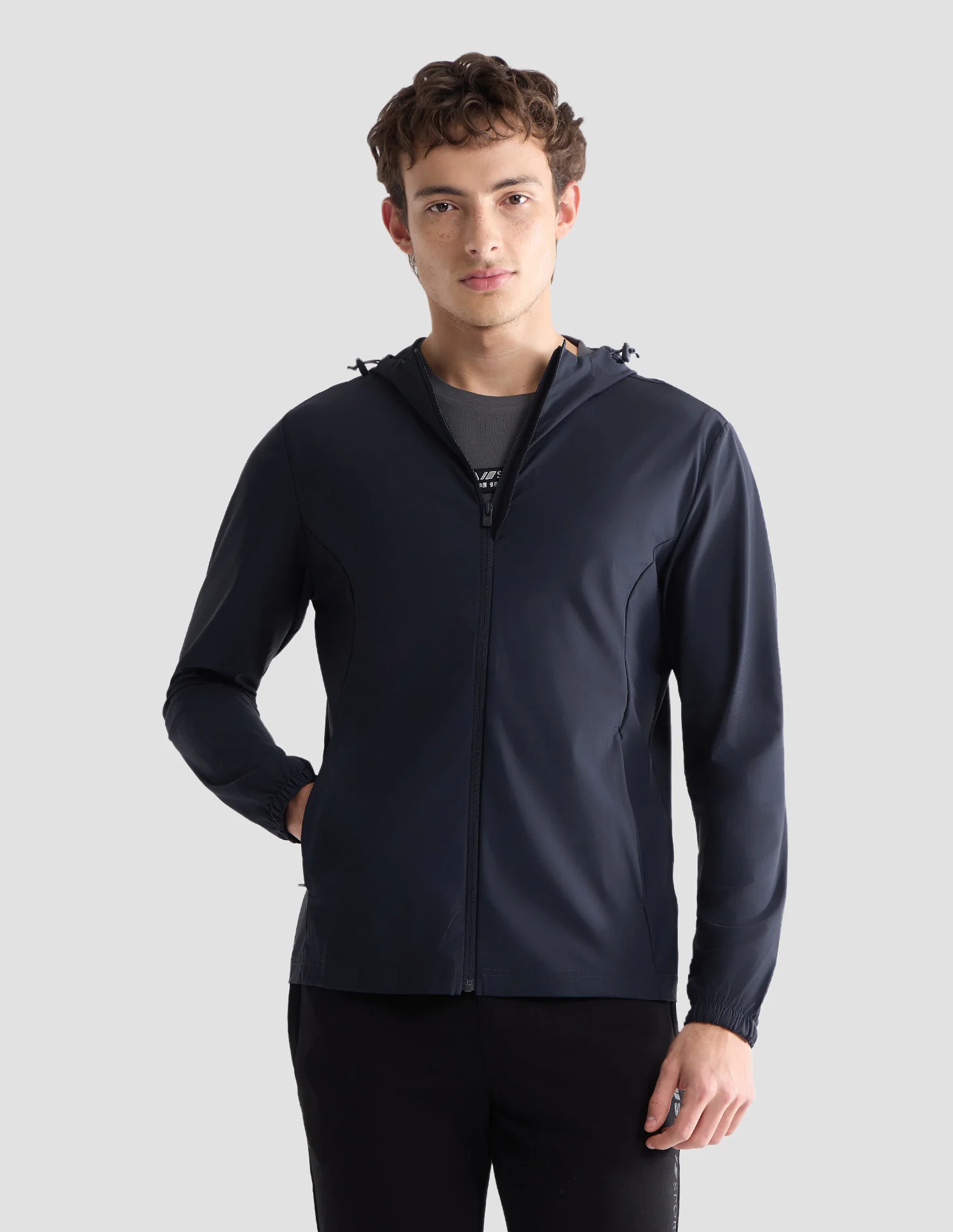 Slim Fit Active Zipper Jacket - Image 6