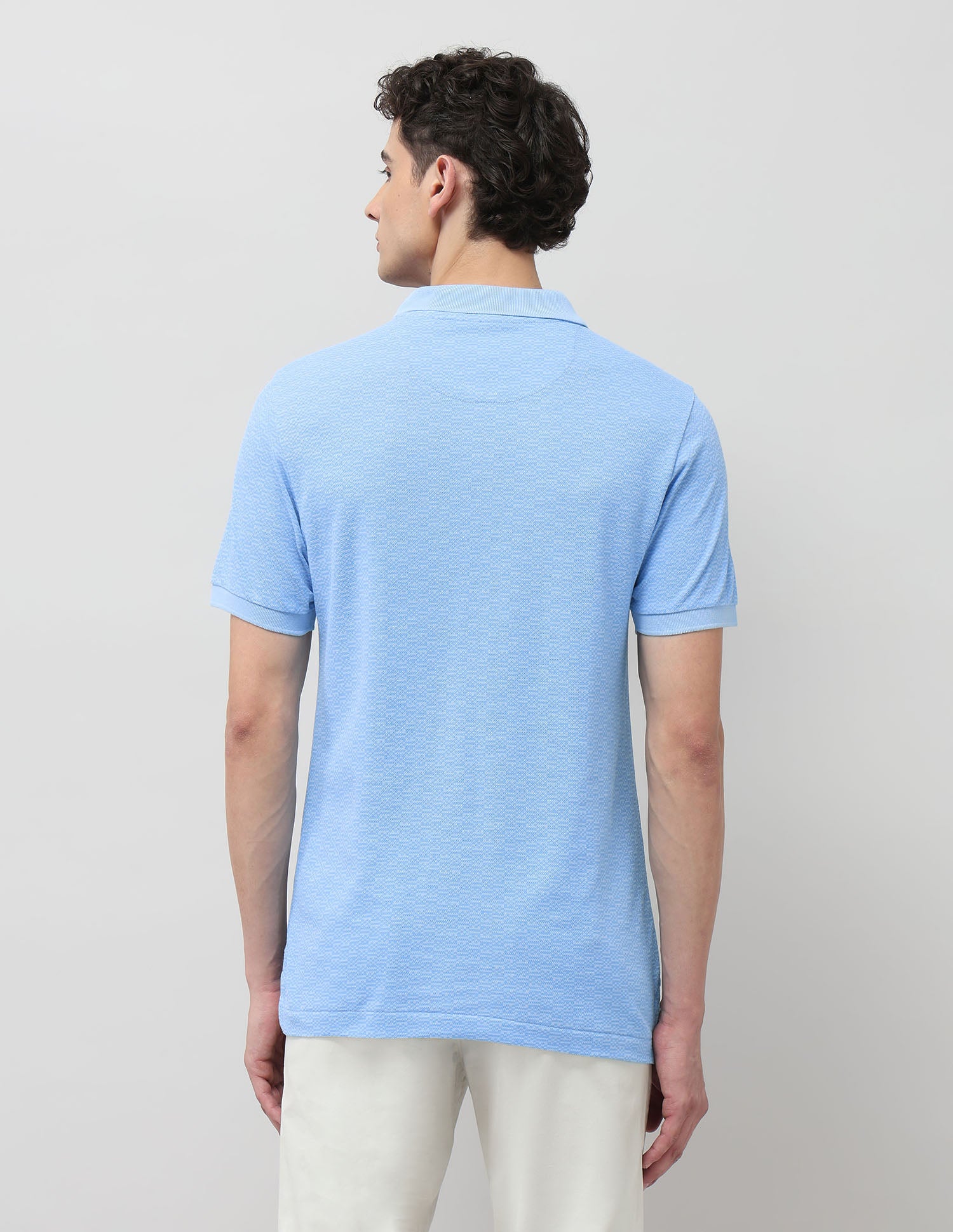 Slim Fit All Over Printed Polo Shirt - Image 5
