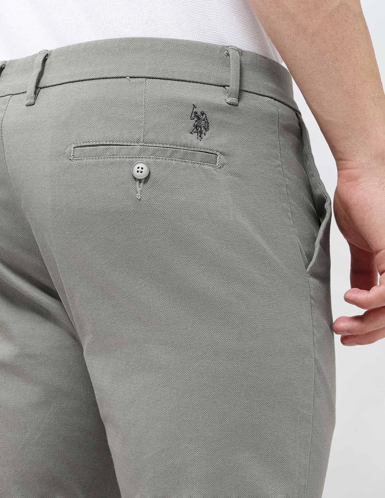Slim Fit All Over Printed Trousers - Image 8