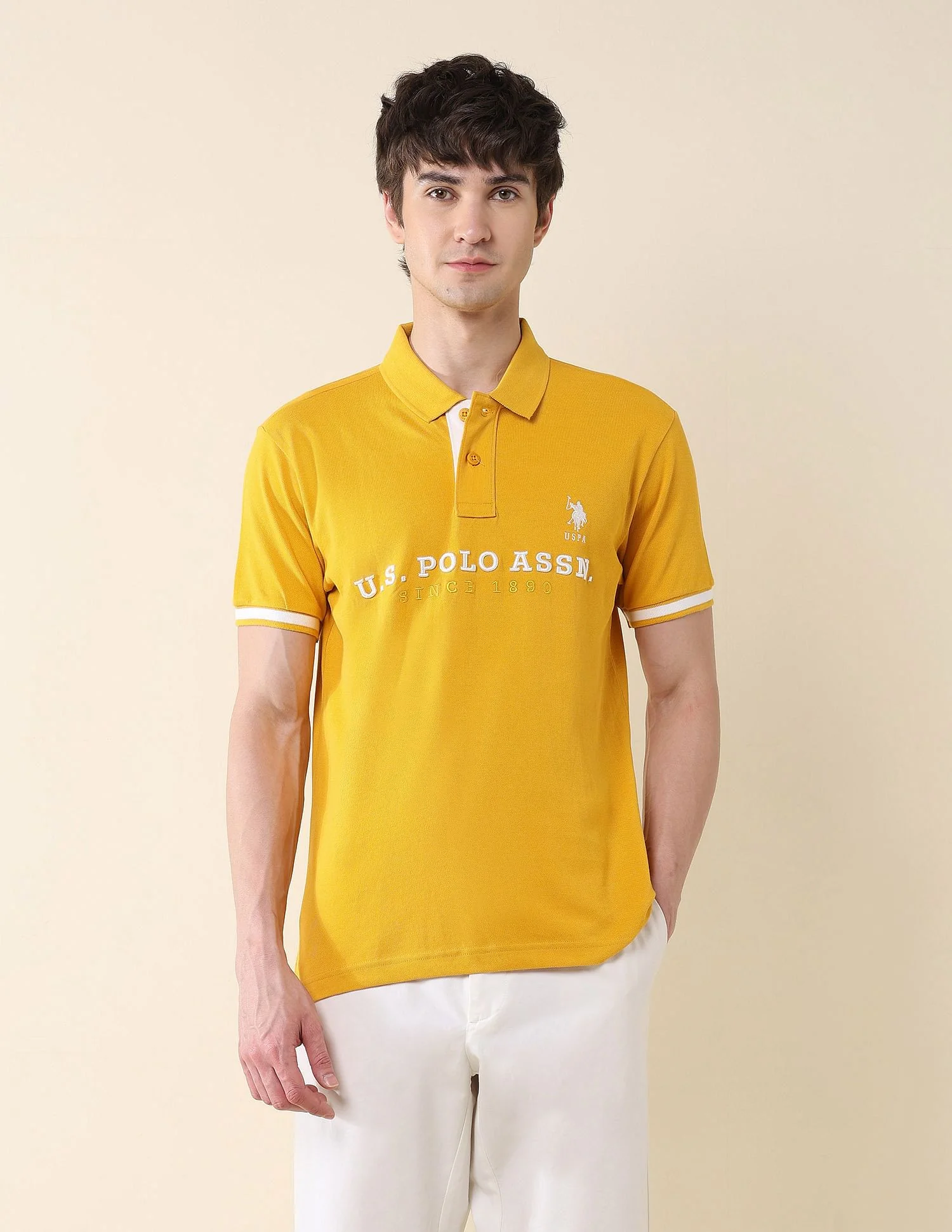 Slim Fit Brand Embroidered Polo Shirt - Image 6