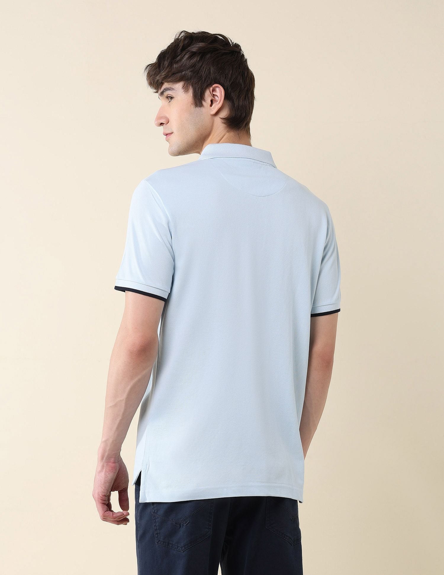 Slim Fit Brand Embroidered Polo Shirt - Image 5