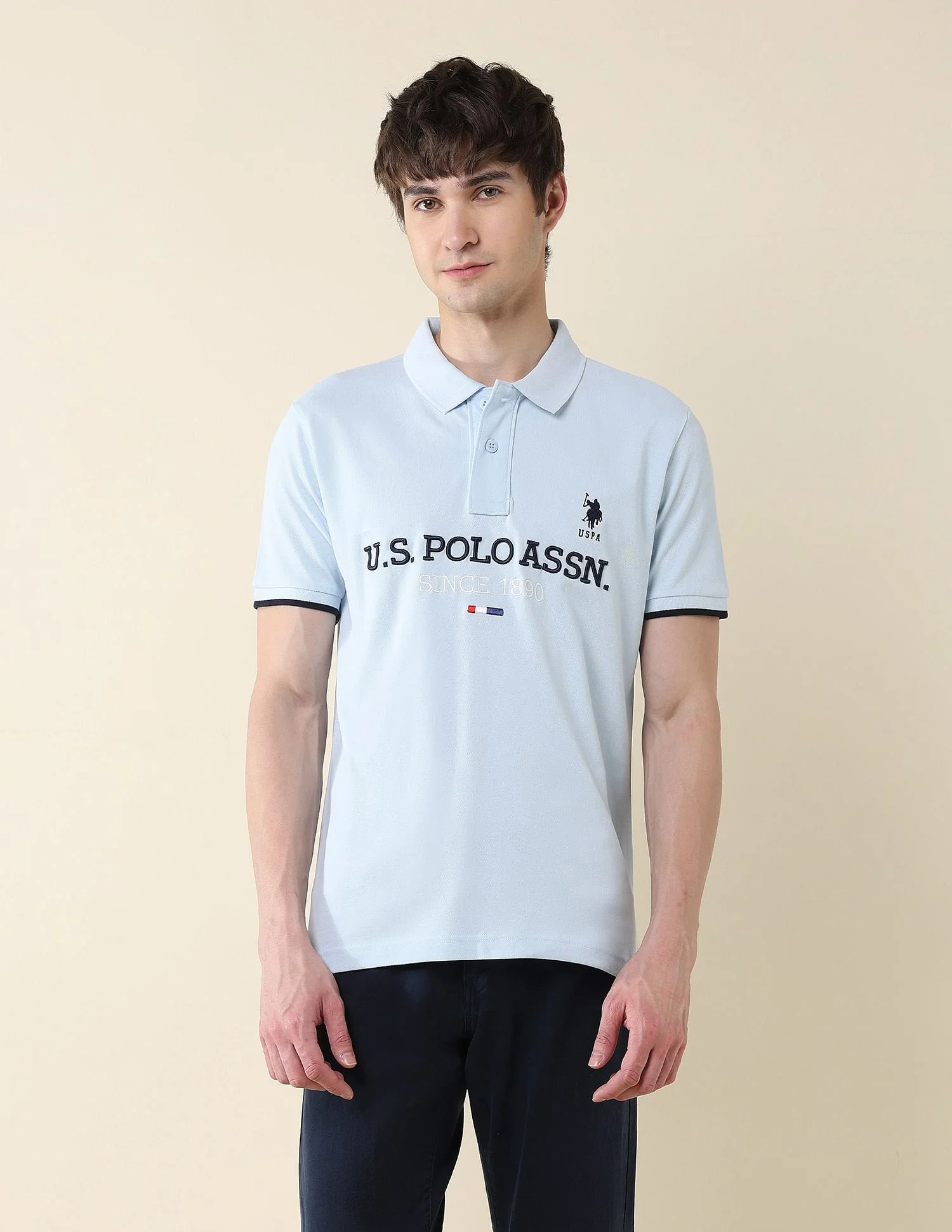 Slim Fit Brand Embroidered Polo Shirt - Image 6