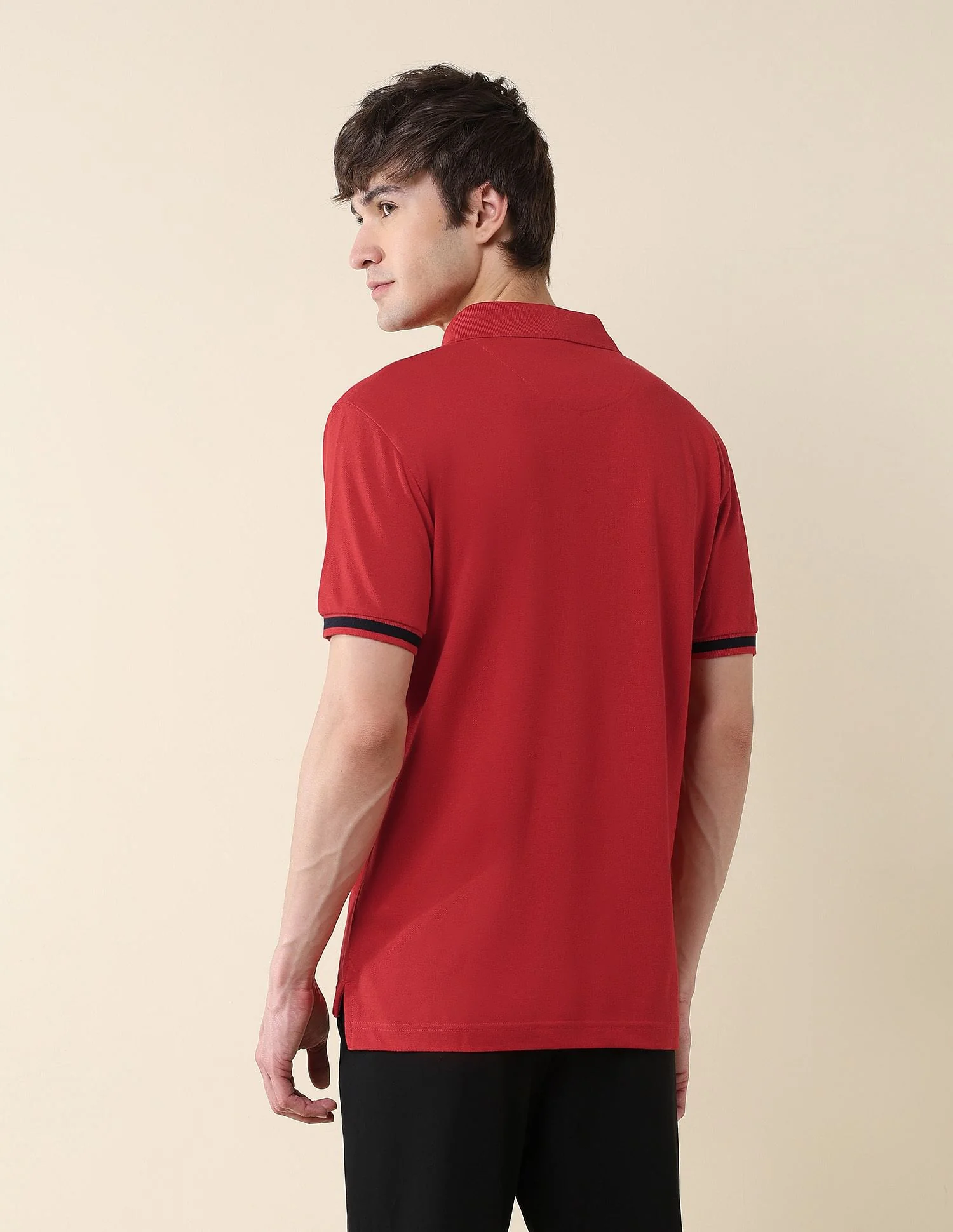 Slim Fit Brand Embroidered Polo Shirt - Image 5