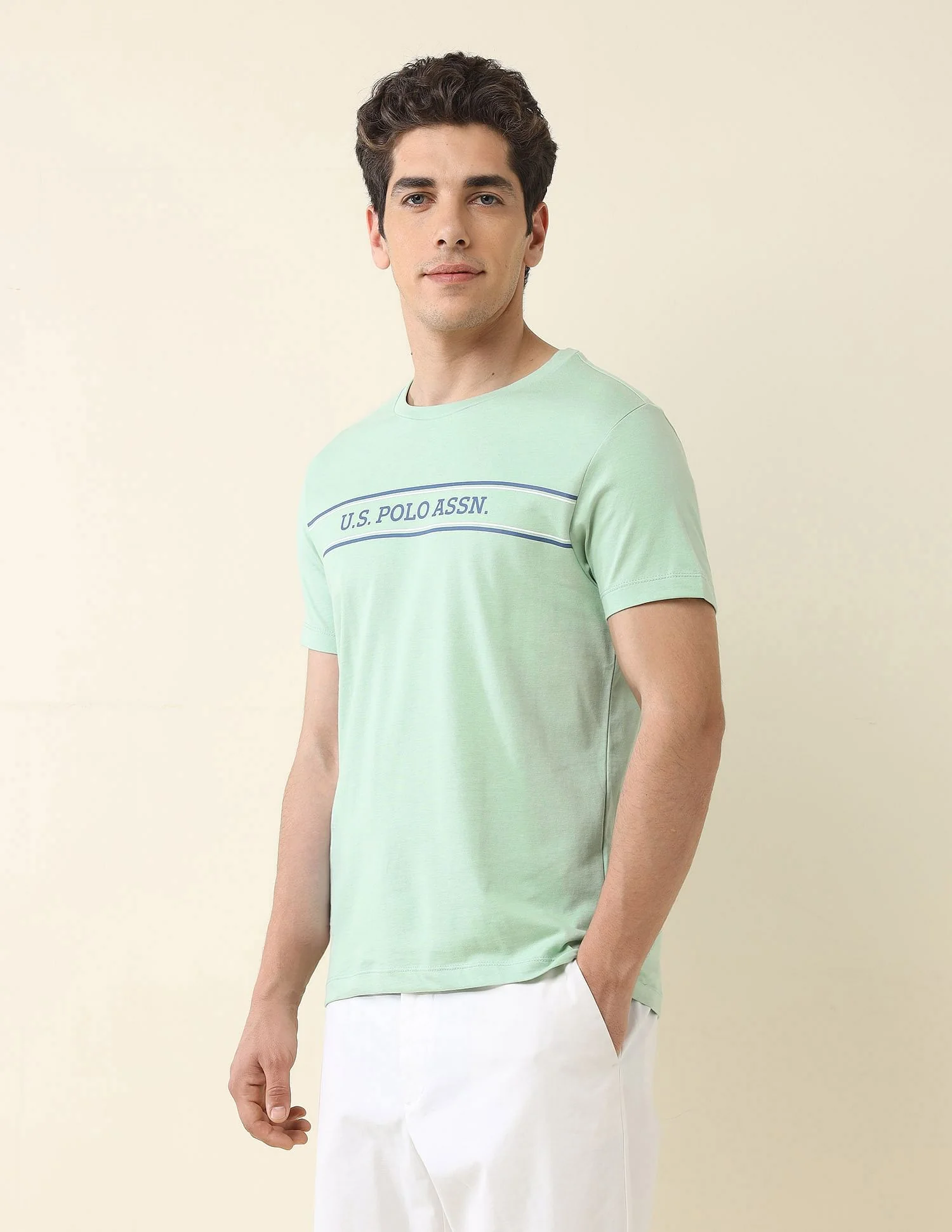 Slim Fit Brand Printed T-Shirt - Image 4