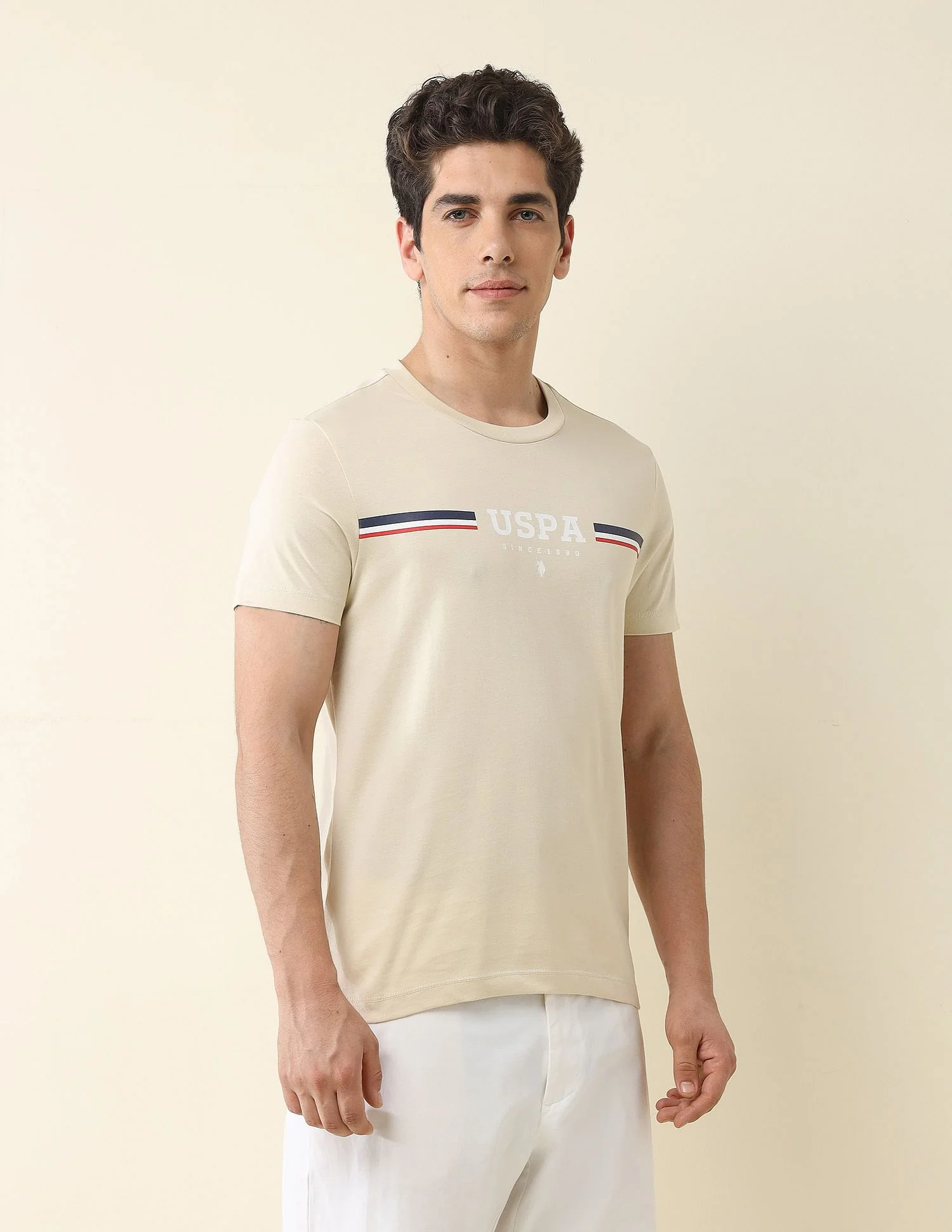 Slim Fit Brand Printed T-Shirt - Image 4