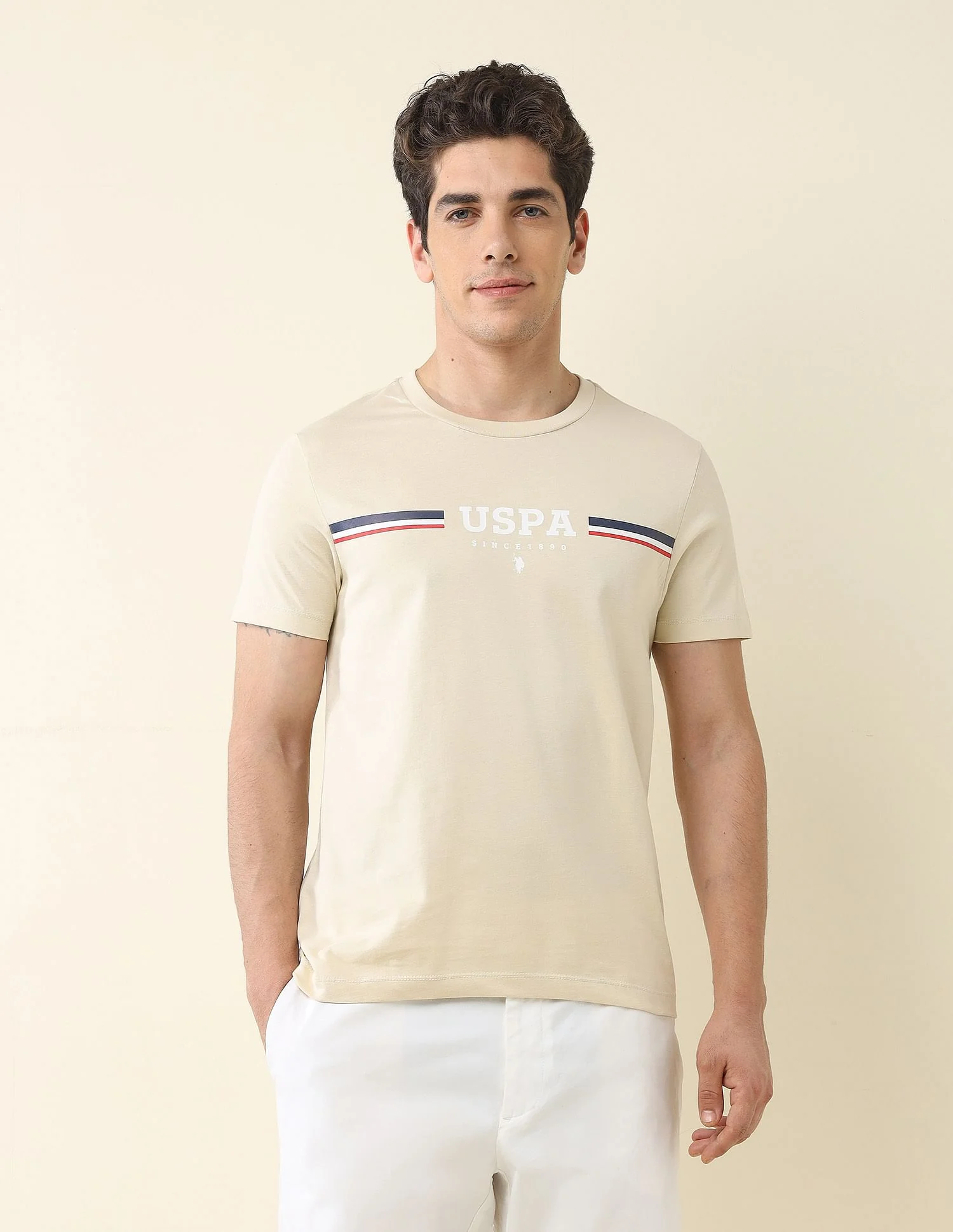 Slim Fit Brand Printed T-Shirt - Image 6