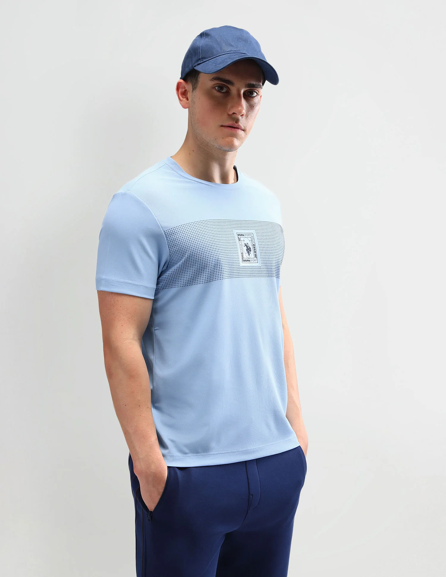 Slim Fit Brand Printed T-Shirt