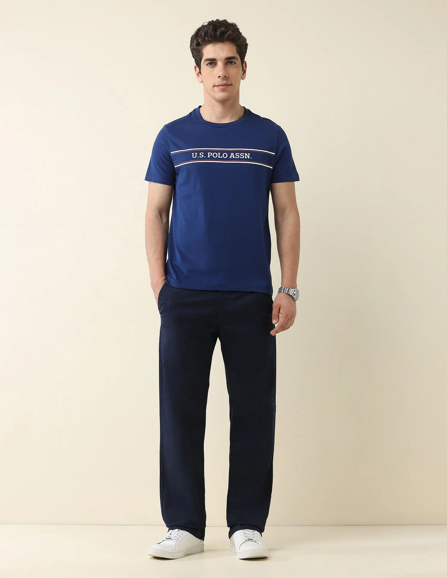 Slim Fit Brand Printed T-Shirt - Image 3