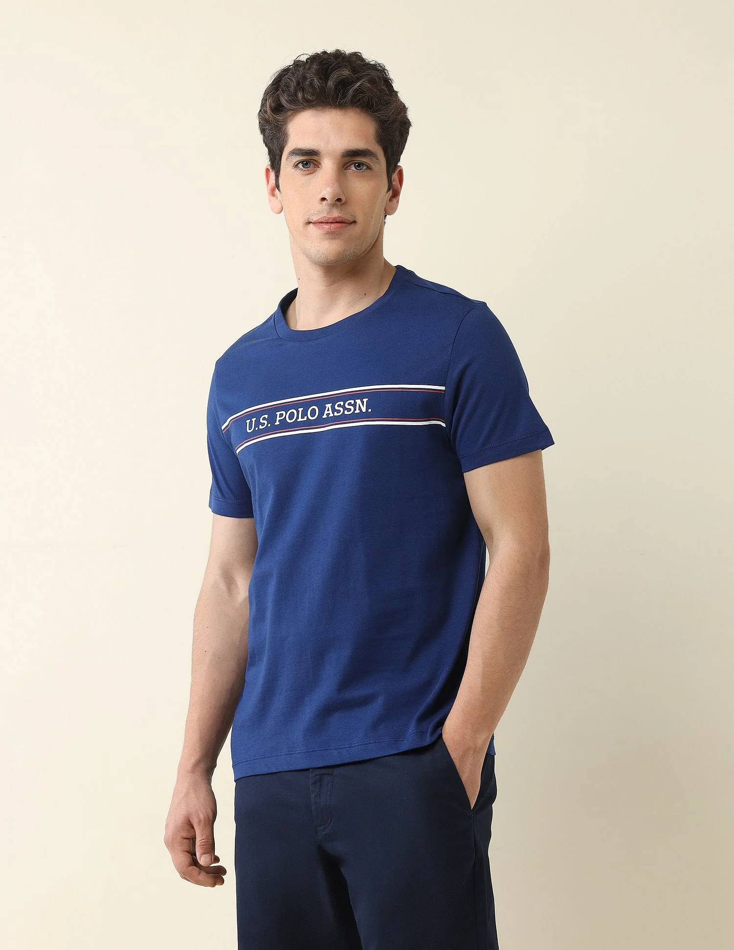 Slim Fit Brand Printed T-Shirt - Image 4