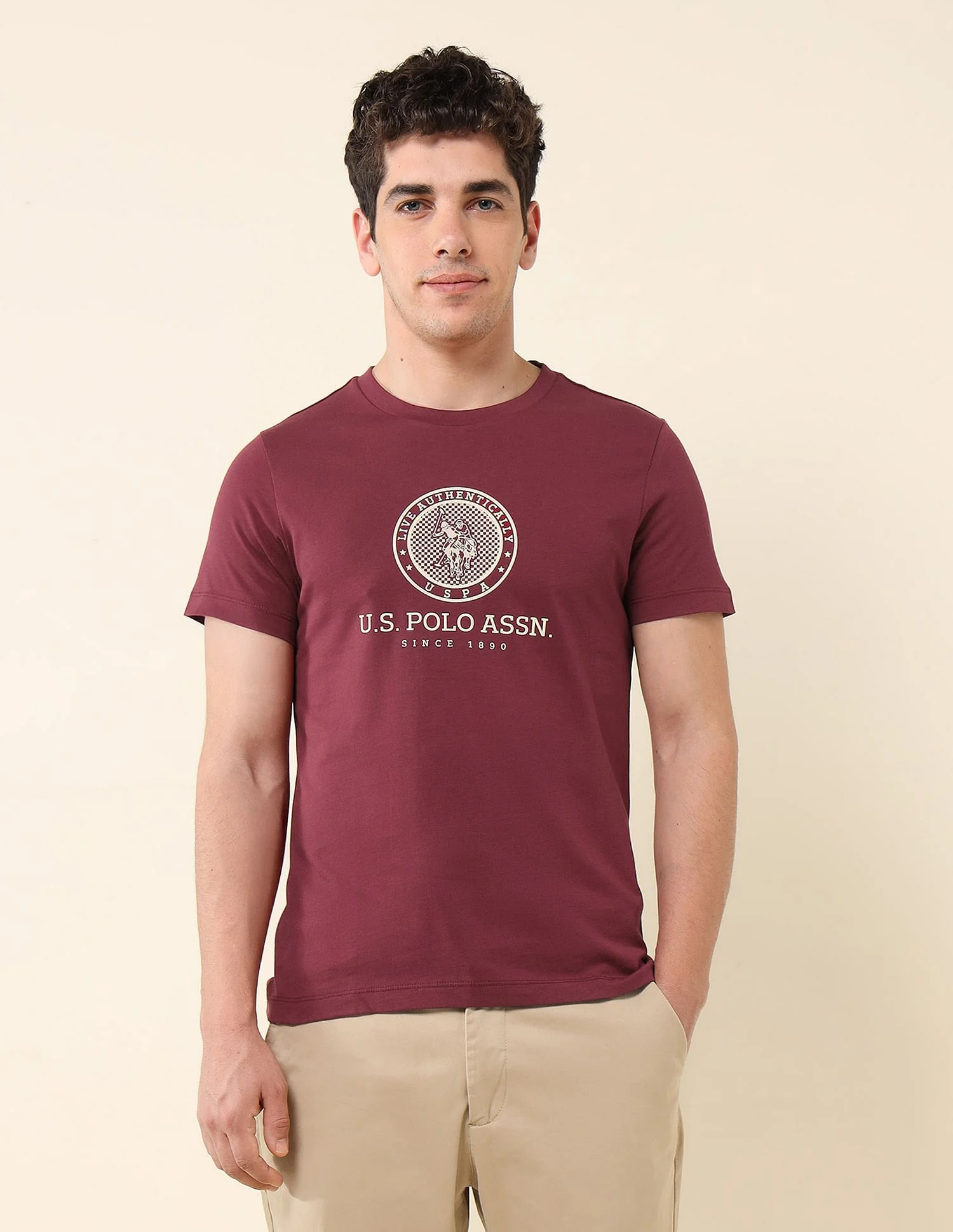 Slim Fit Brand Printed T-Shirt - Image 6