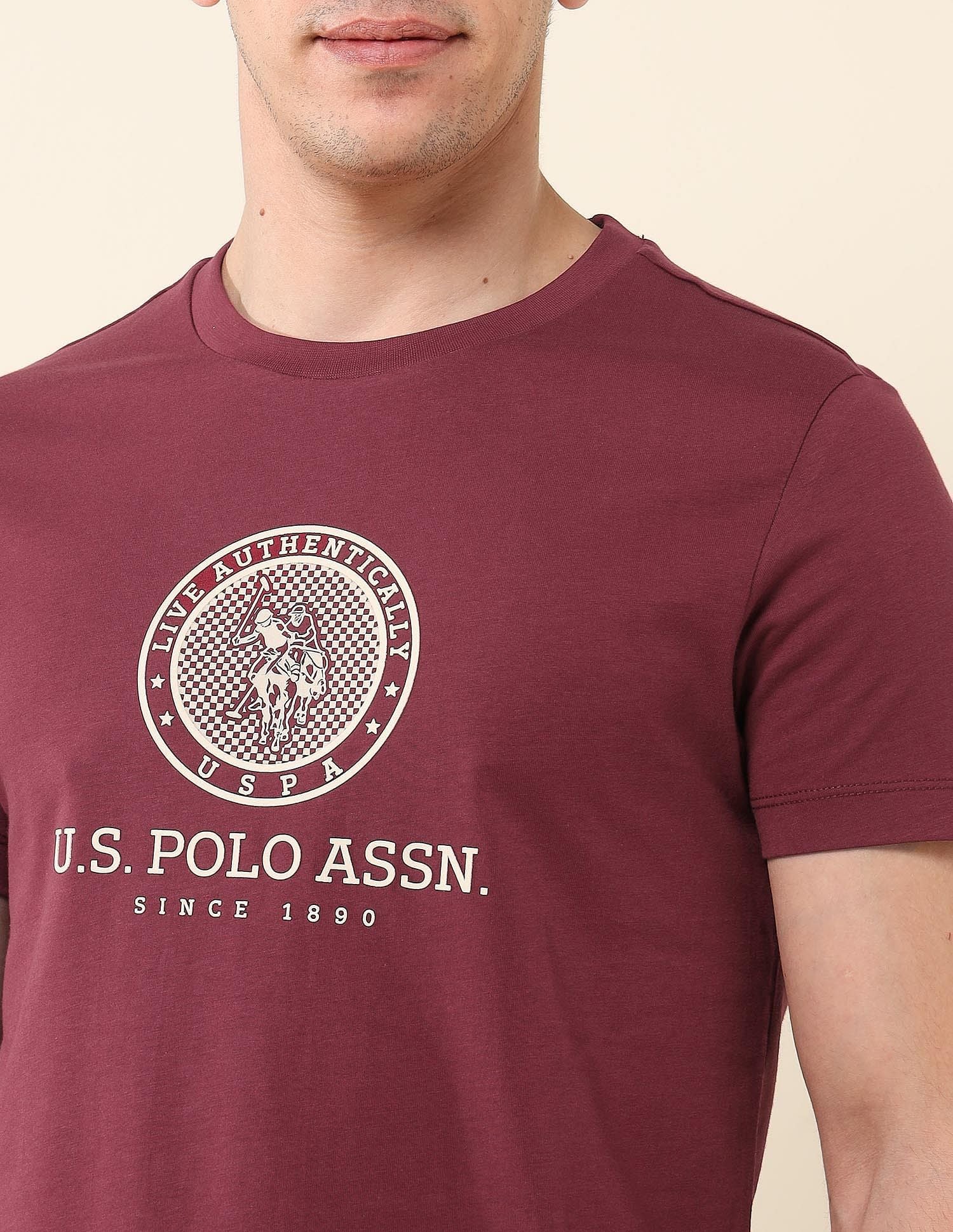 Slim Fit Brand Printed T-Shirt - Image 7