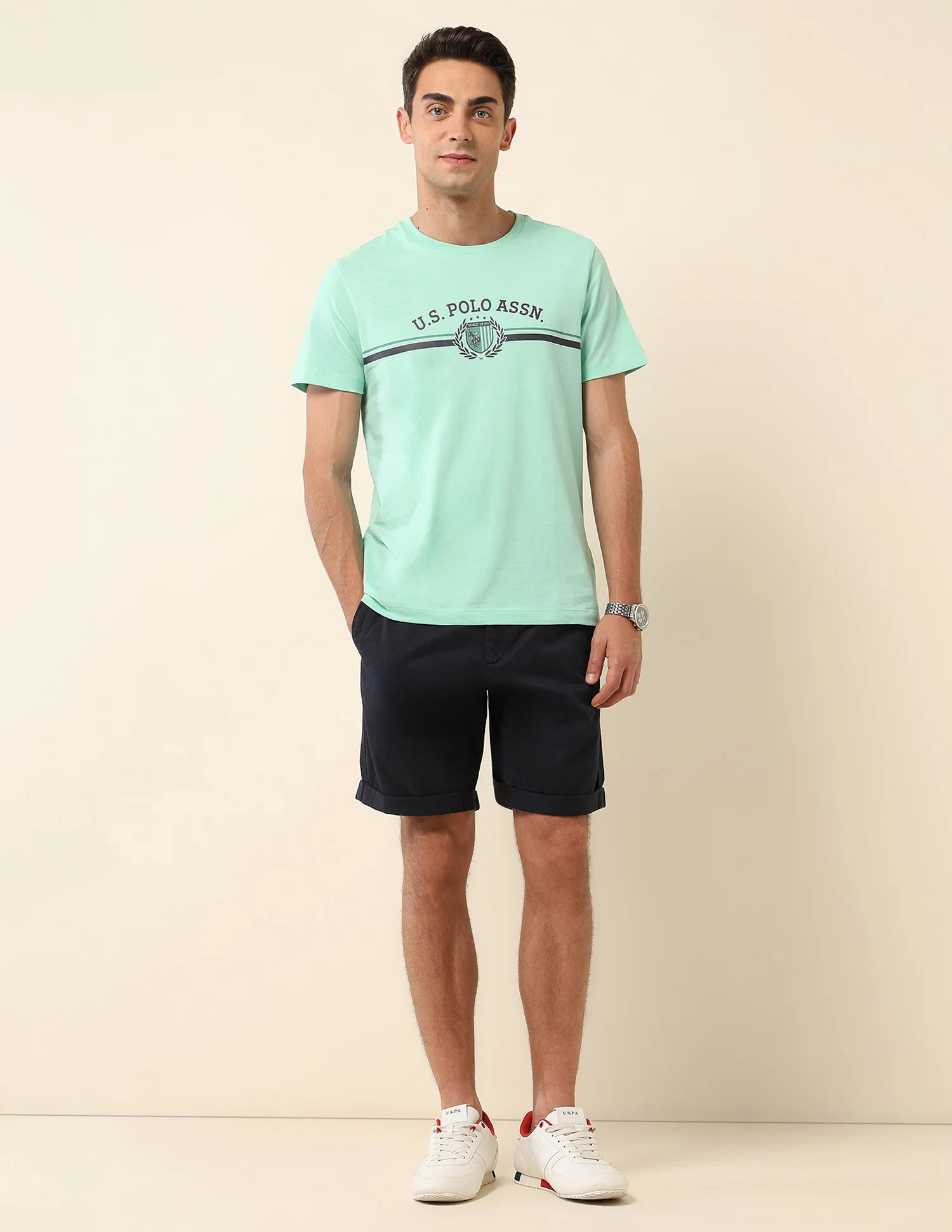 Slim Fit Brand Printed T-Shirt - Image 3
