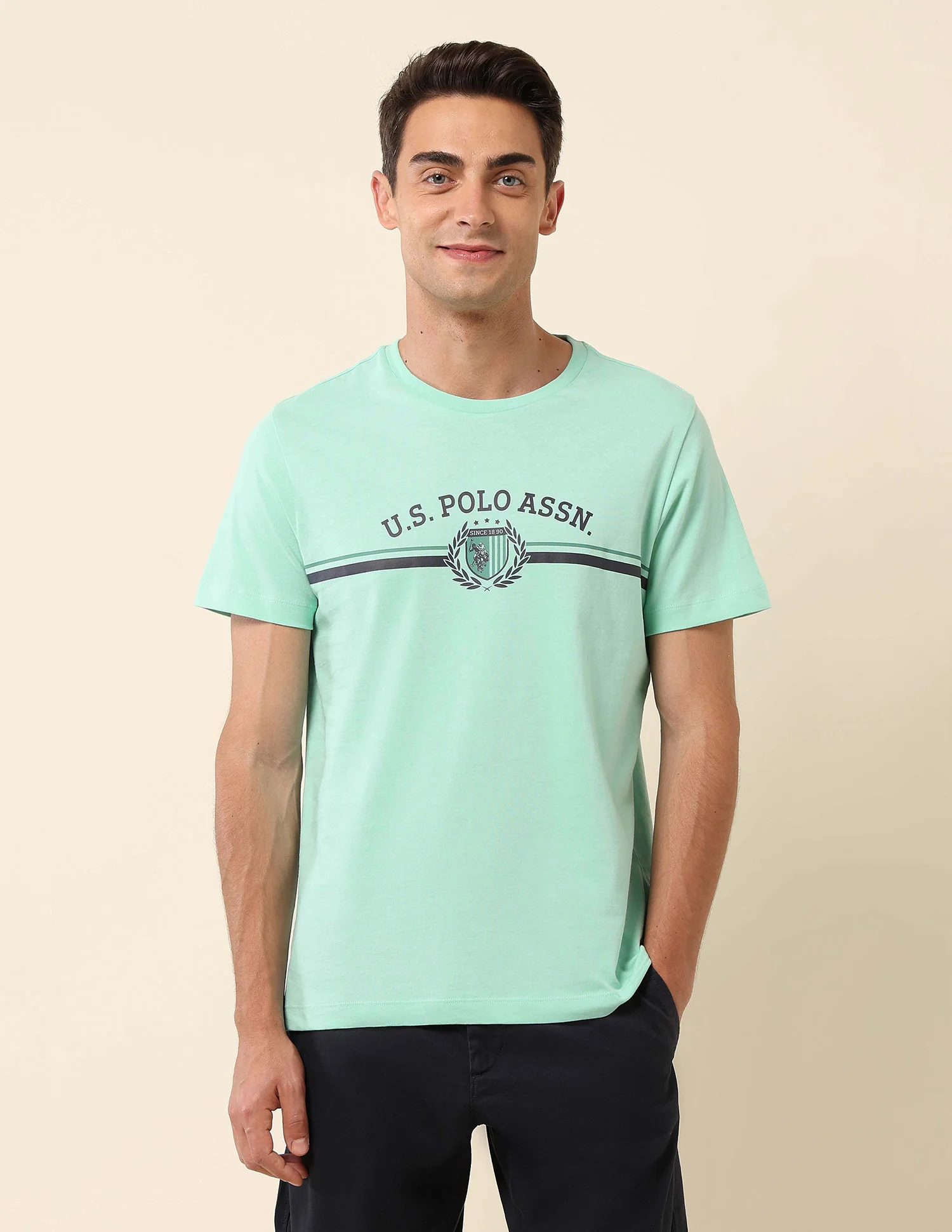 Slim Fit Brand Printed T-Shirt - Image 6