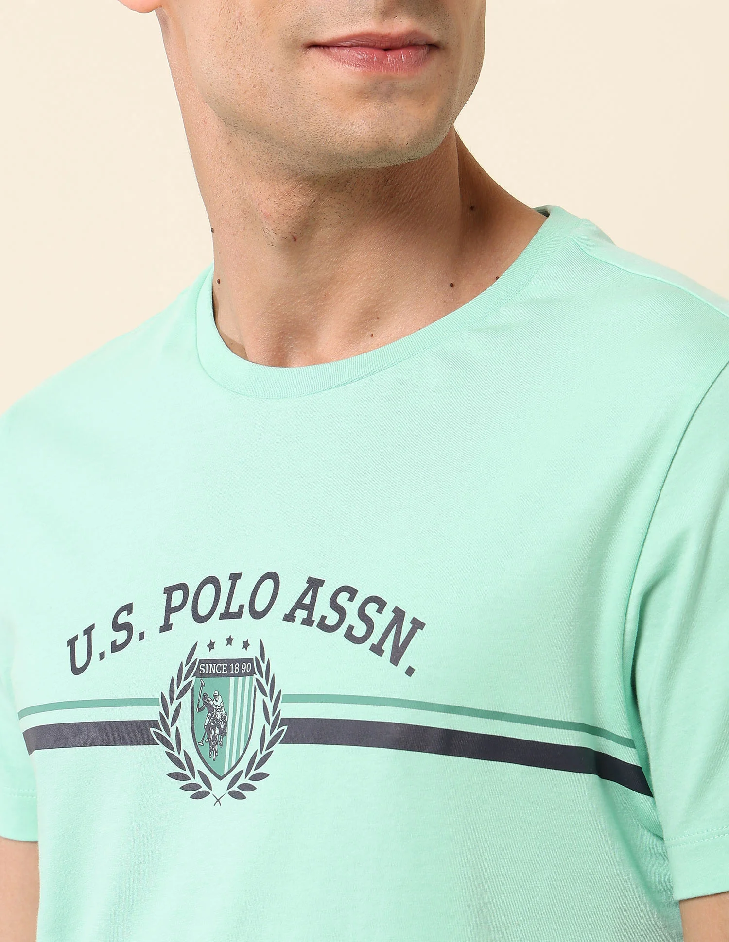 Slim Fit Brand Printed T-Shirt - Image 7