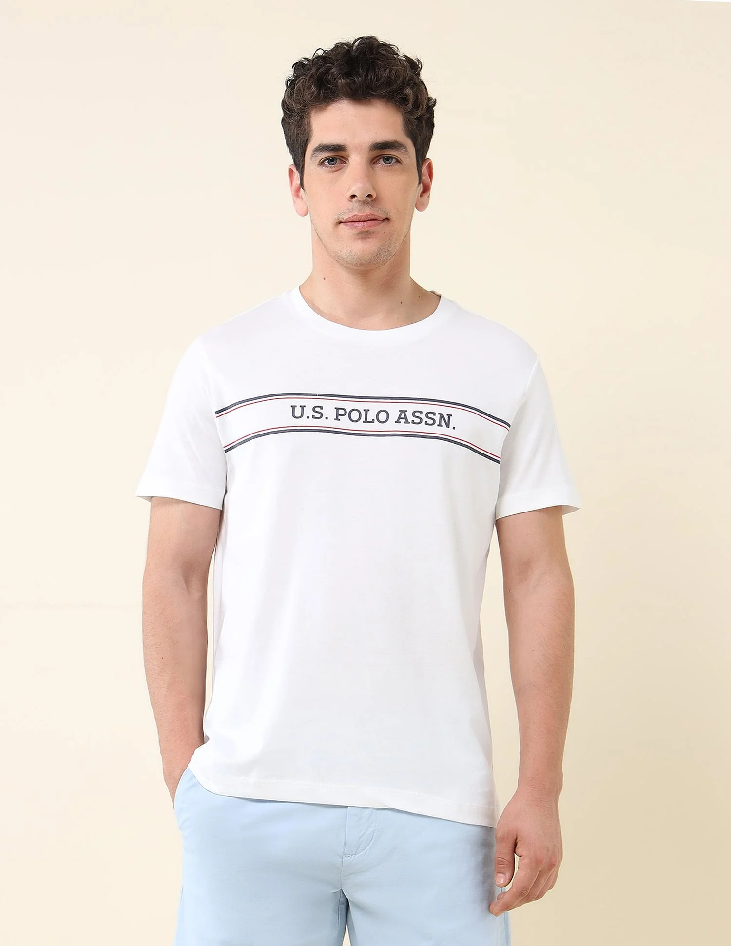 Slim Fit Brand Printed T-Shirt - Image 6