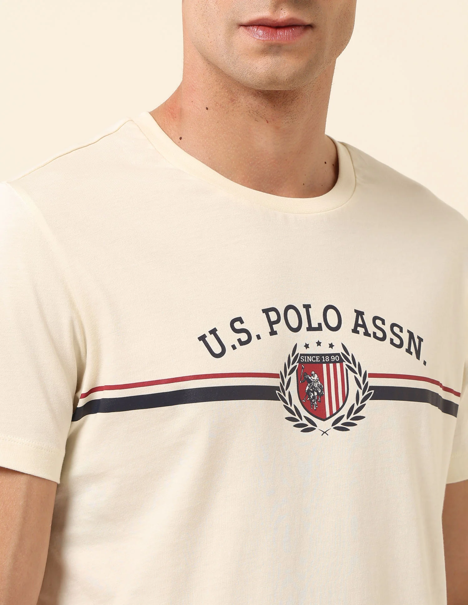 Slim Fit Brand Printed T-Shirt - Image 7