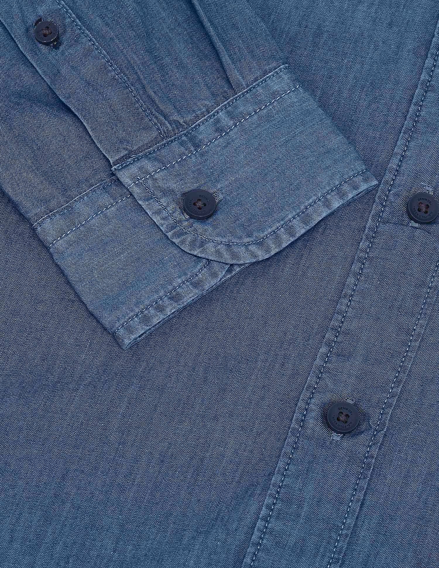 Slim Fit Chambray Shirt - Image 8