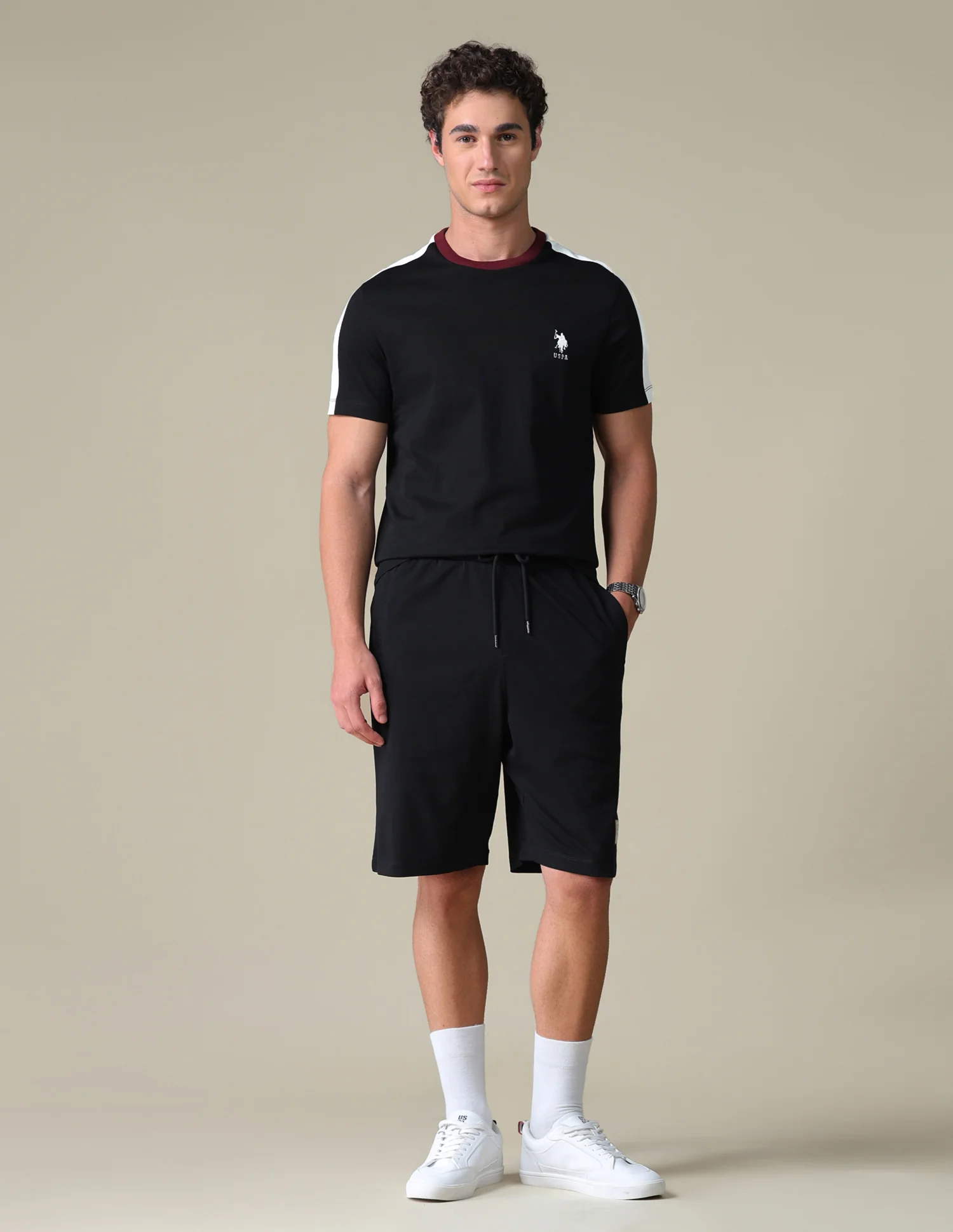 Slim Fit Colour Blocked T-Shirt - Image 3